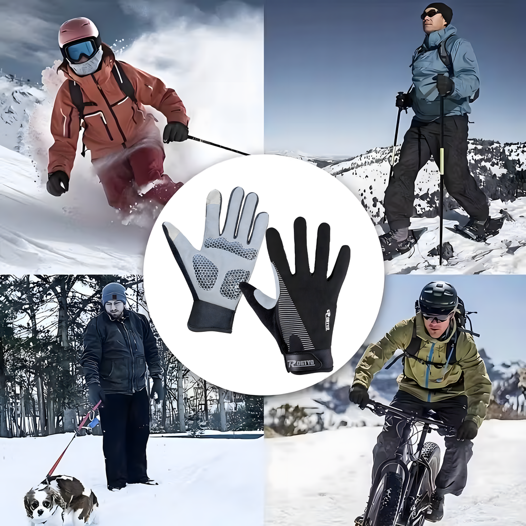 Winter Full Finger Touchscreen Sports Cycling Gloves XL