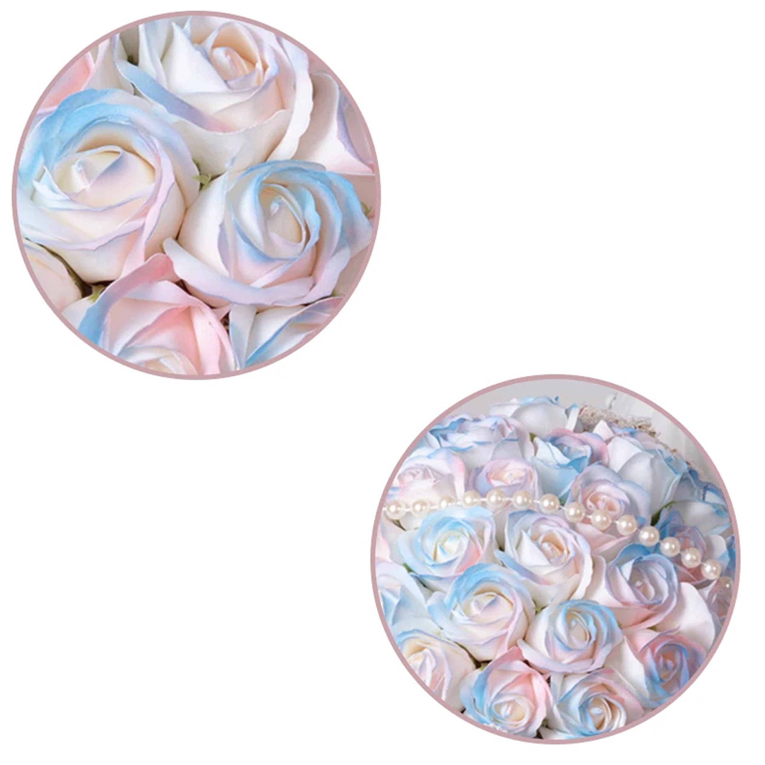 Roosiseepide roosa LED komplekt sõbrapäevaks, naistepäevaks, kingituseks või sünnipäevaks