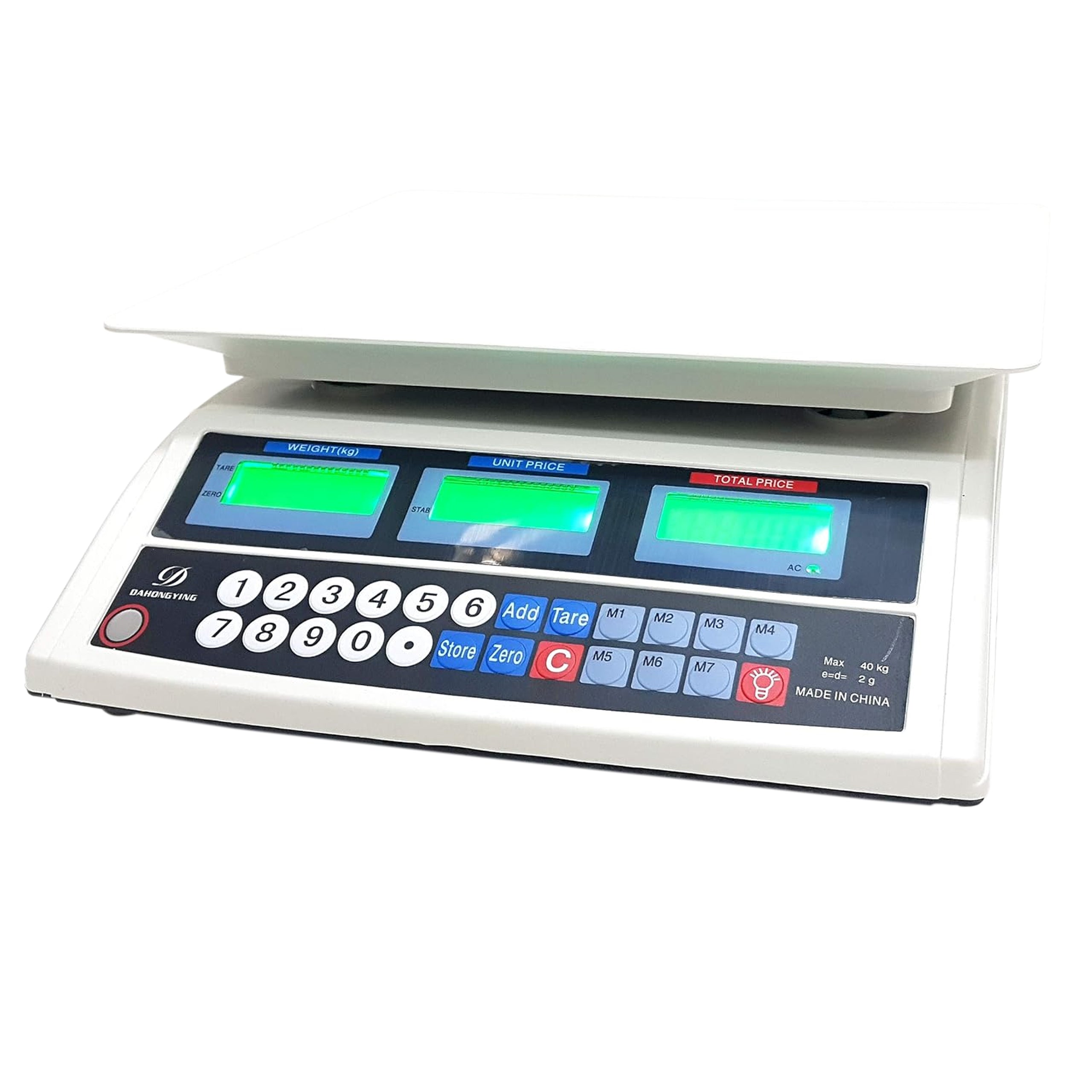 Electronic Shop Scale Calculator LCD 30 KG 2G