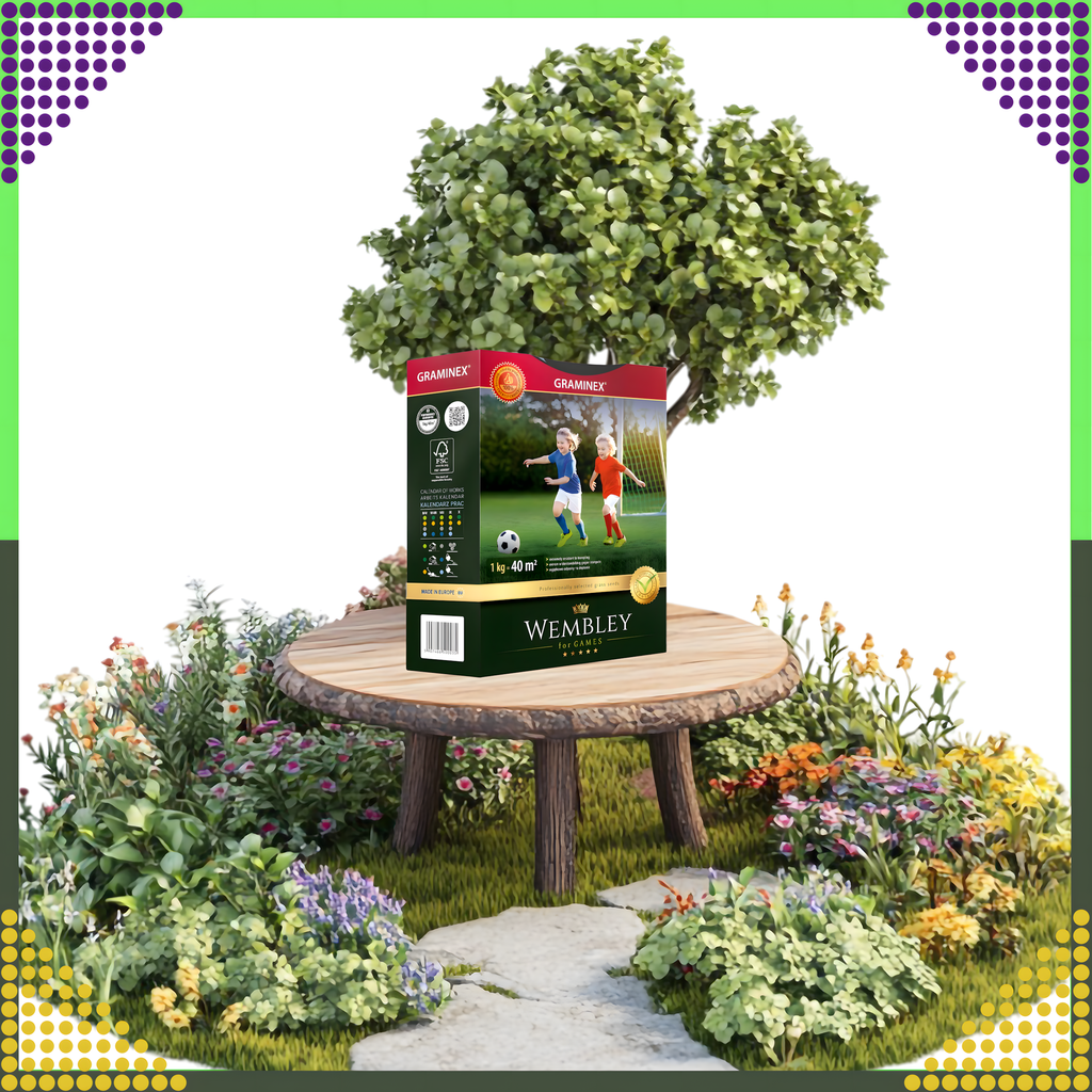 Premium Wembley spordimuru seemned 1kg 40m² jaoks