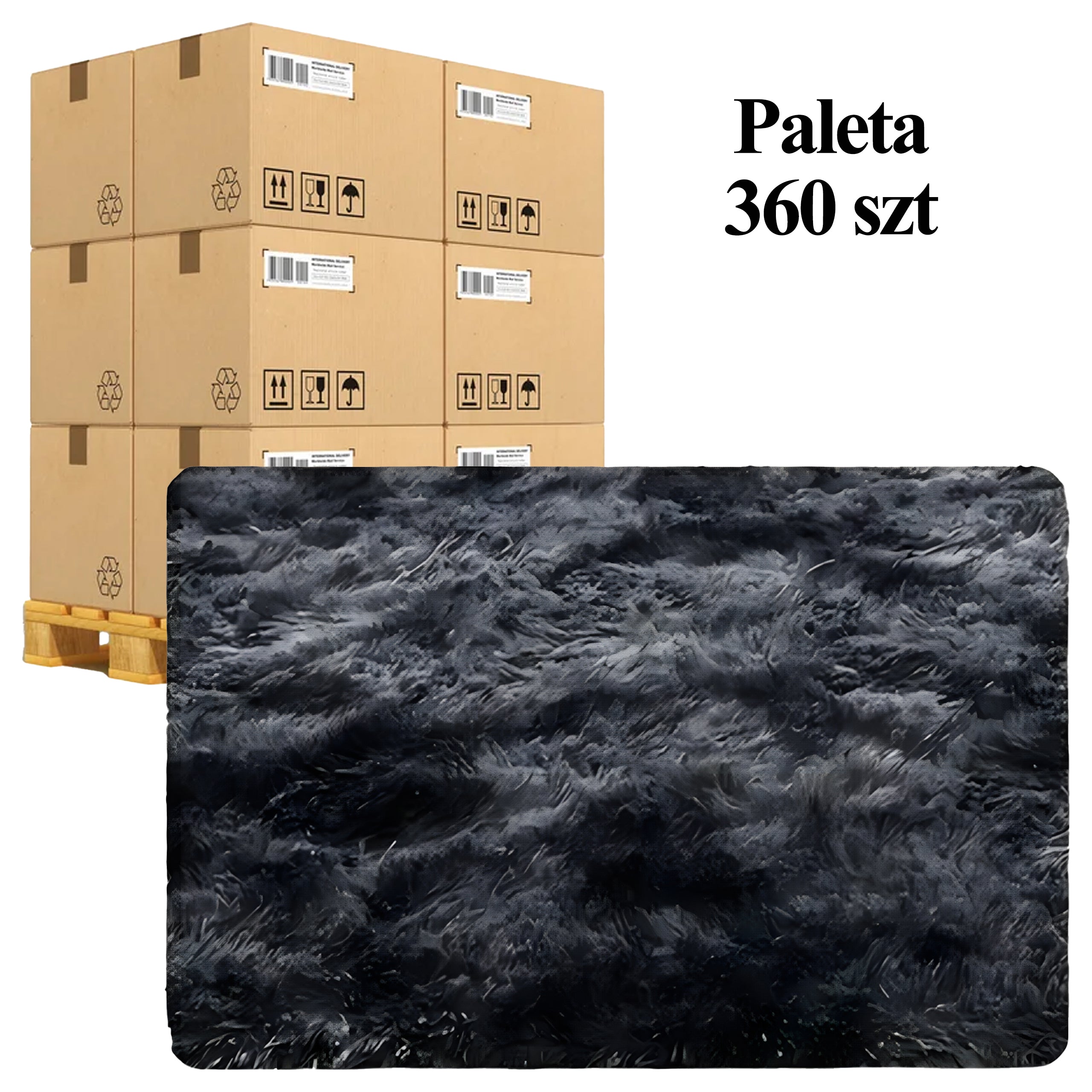 360x Plush Soft Shaggy Dense Woolly Fluffy Carpet for Living Room 120x80cm