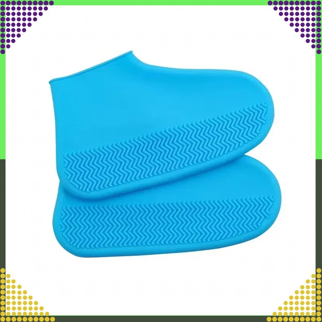 Waterproof Protectors Rain Shoe Covers Anti-Slip Wellington Boots S