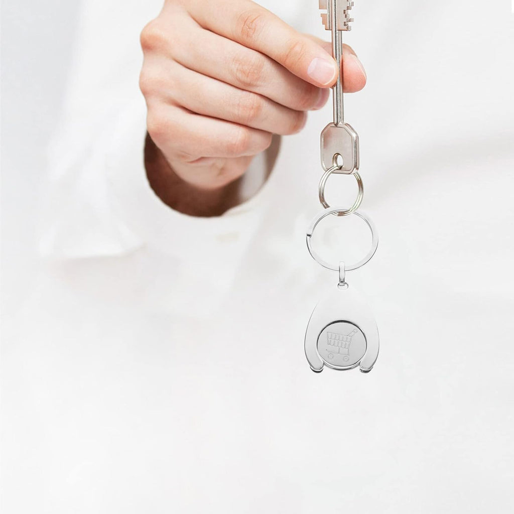 Keychain Token for Shopping Cart 2 in 1