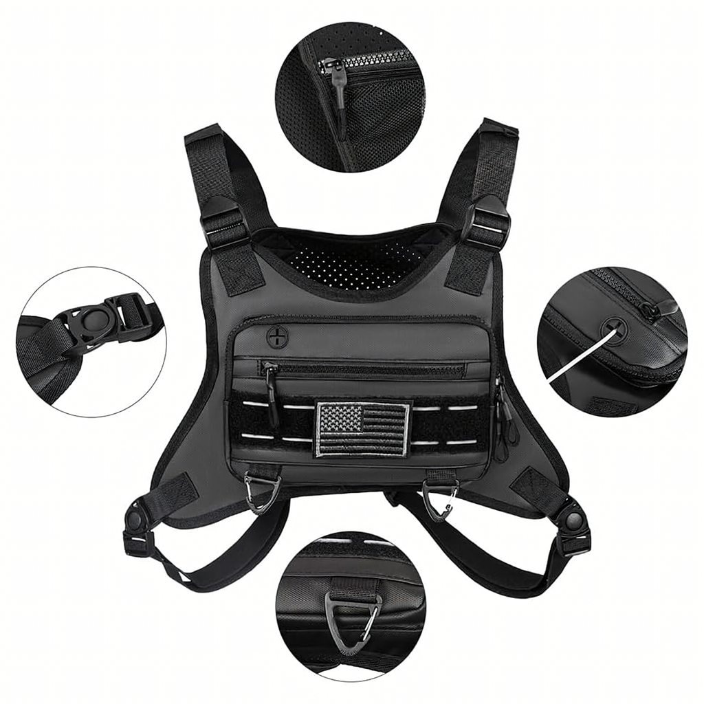 Taktikaline spordirinnakott jooksmiseks, varguskindel