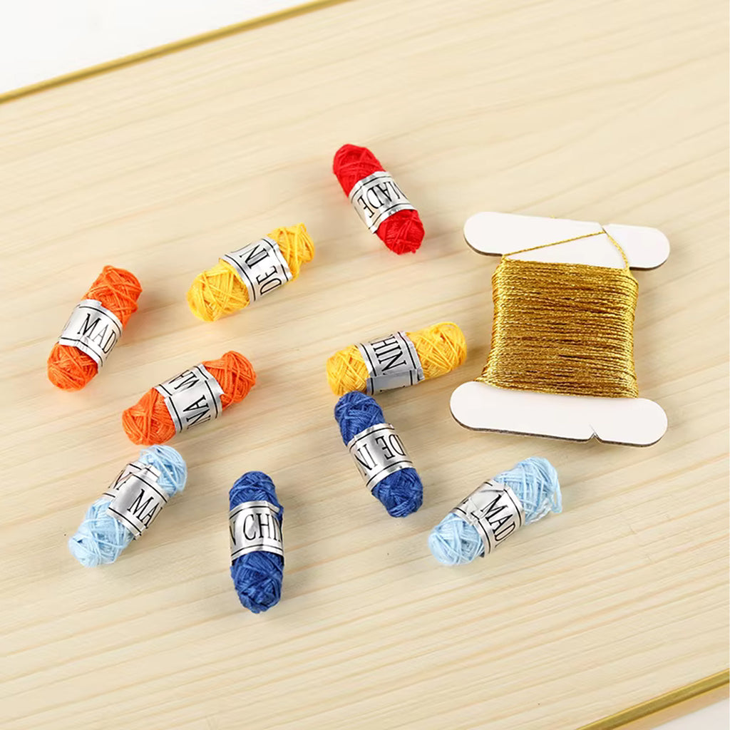 Loominguline komplekt niidikunsti, Interroad tikkimise ja LED-pildiga raamitud 21x30 cm