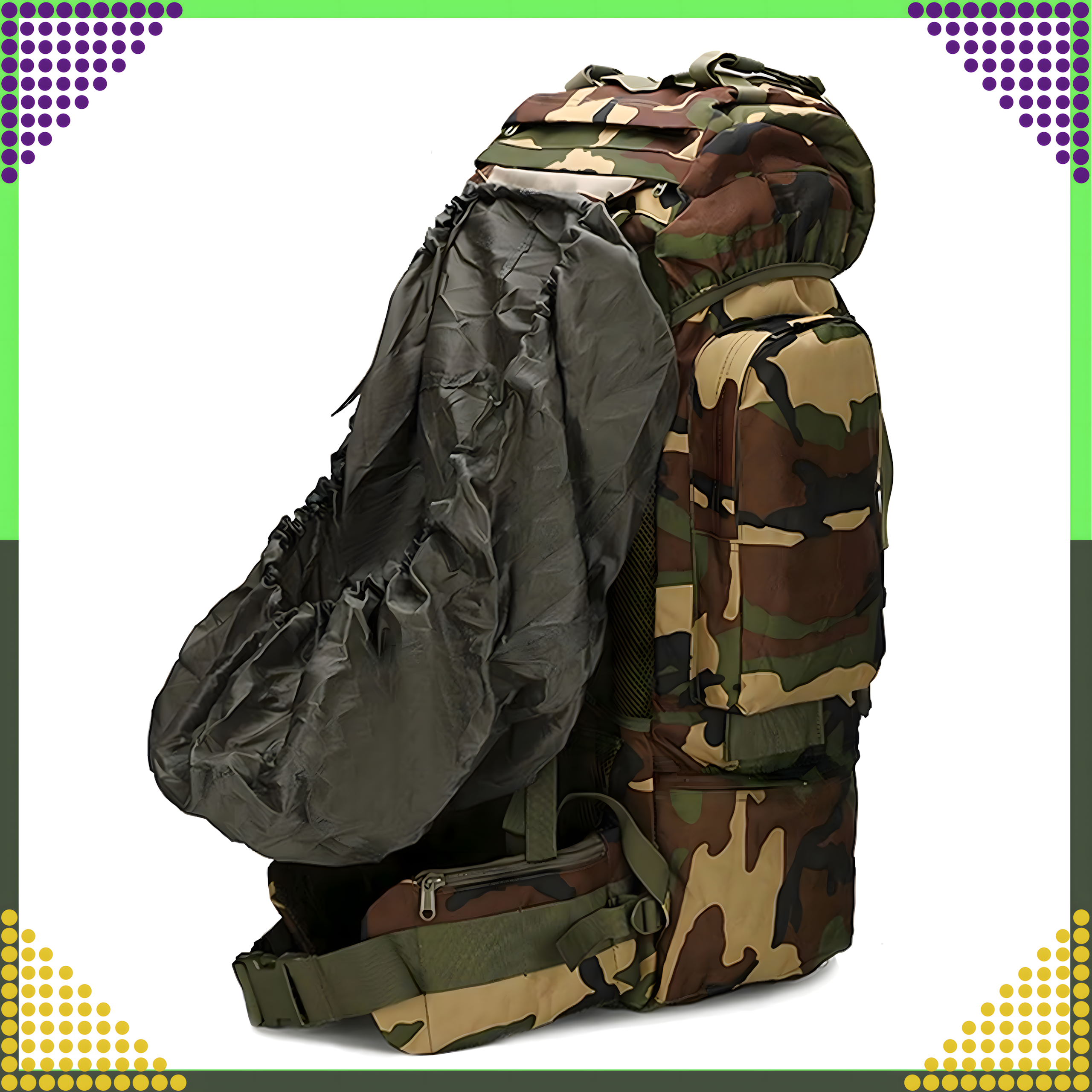 Tactical Backpack Military Tourist Survival Mountain Large 65L