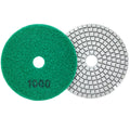 10x Diamond Polishing Discs 80mm for Grinding Gres Tiles with Velcro 1000 Grit