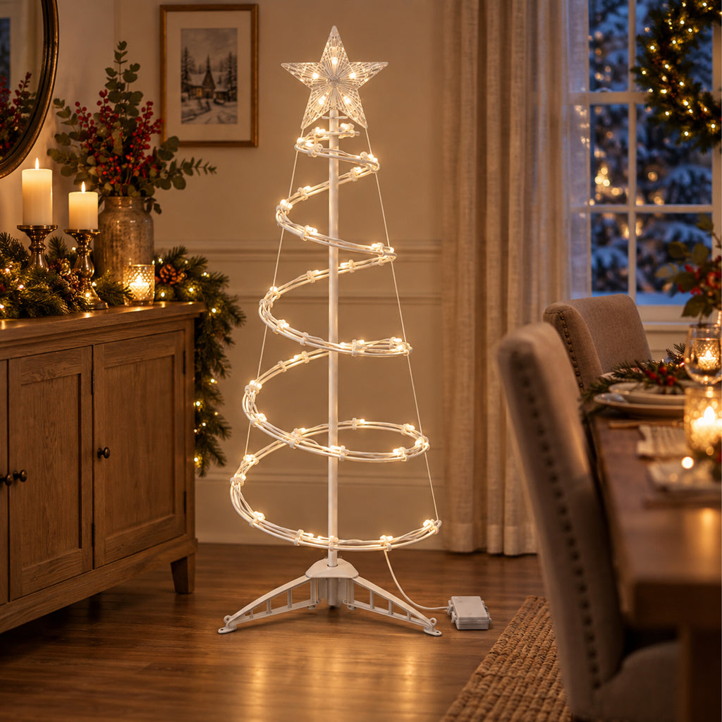 Spiraalne LED-jõulukuuse valgusdekoratsioon 94 cm RC-K-2872-15920