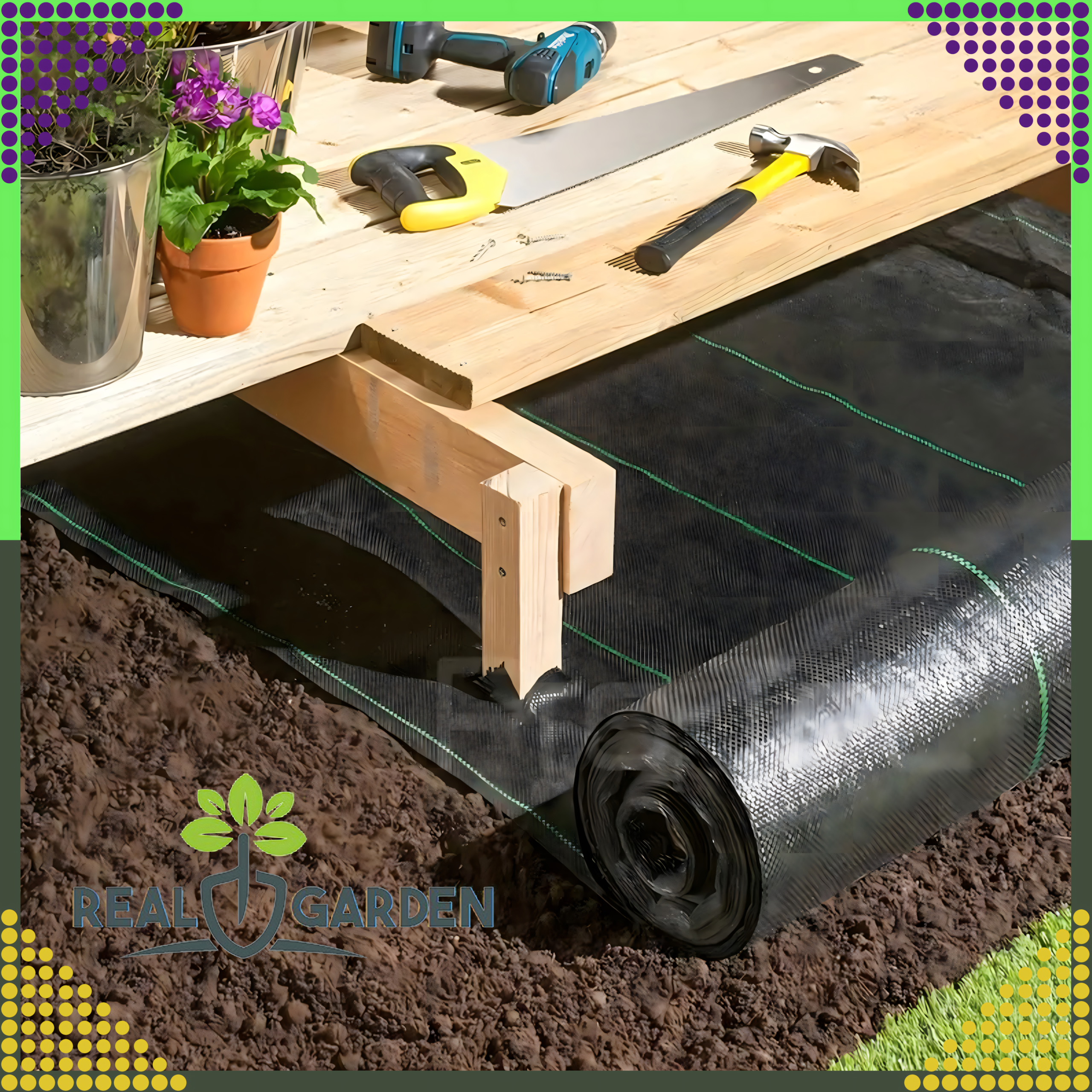 Black 70g 1.6x100m UV Agrofabric Weed Control Mat with Anchors