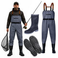 Fishing Waders Rubber Work Protective Pants Size 45