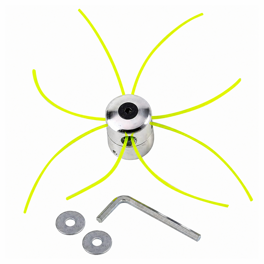 Aluminum Trimmer Head for Gasoline Brush Cutter with Line Set