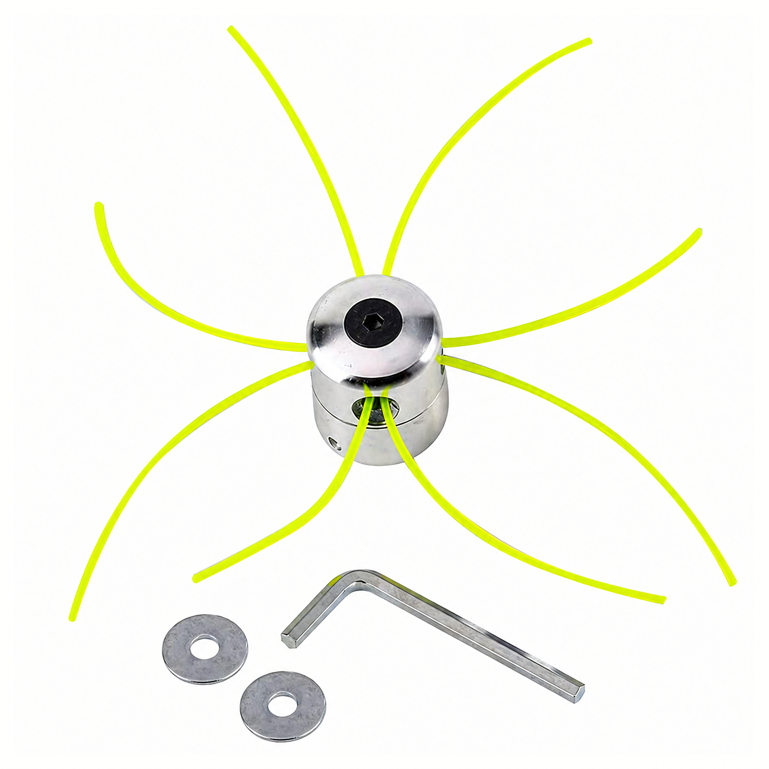 Aluminum Trimmer Head for Gasoline Brush Cutter with Line Set