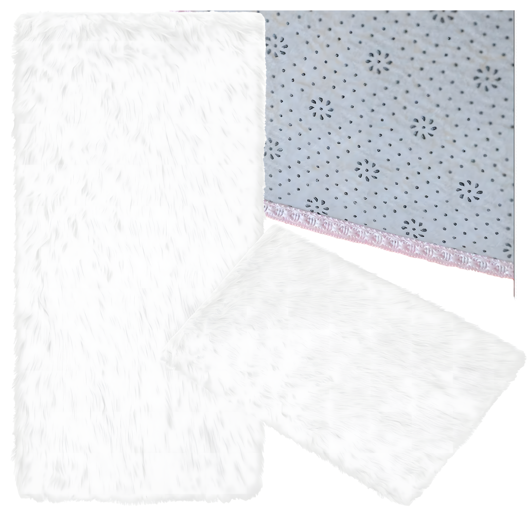 Soft Plush Shaggy Carpet Dense Woolly Large Fluffy for Living Room 120x80cm