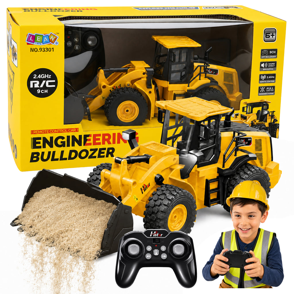 Remote Control Bulldozer RC Construction Machine Large