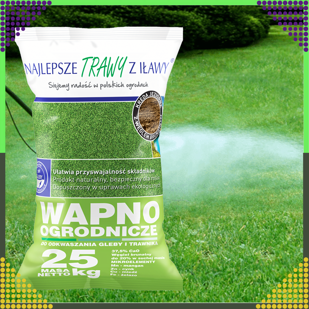 Premium Lime for Soil and Lawn Deacidification Fertilizer 25kg Bag