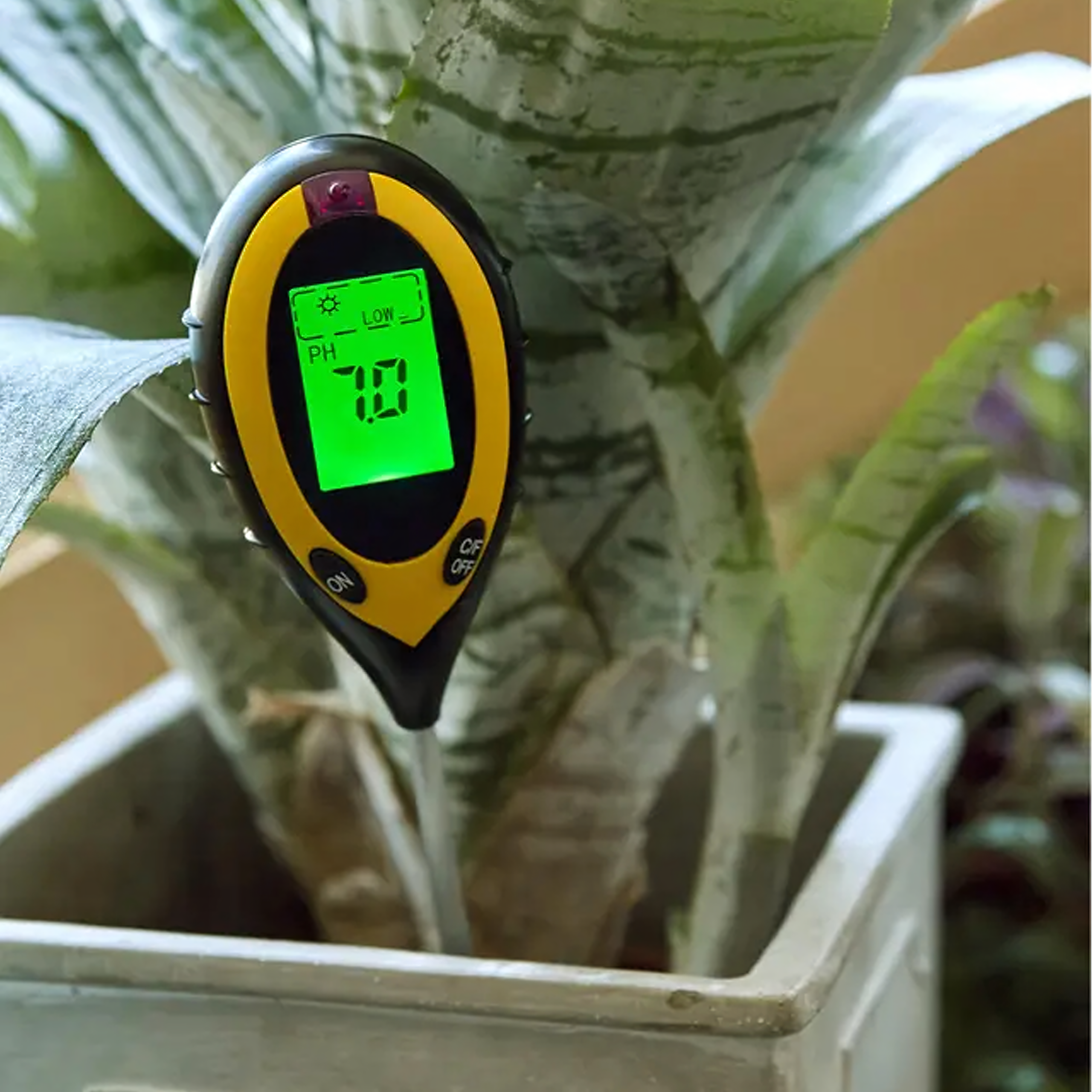 4-ühes mulla pH-tester ja temperatuuri mõõtja RC-K-2341