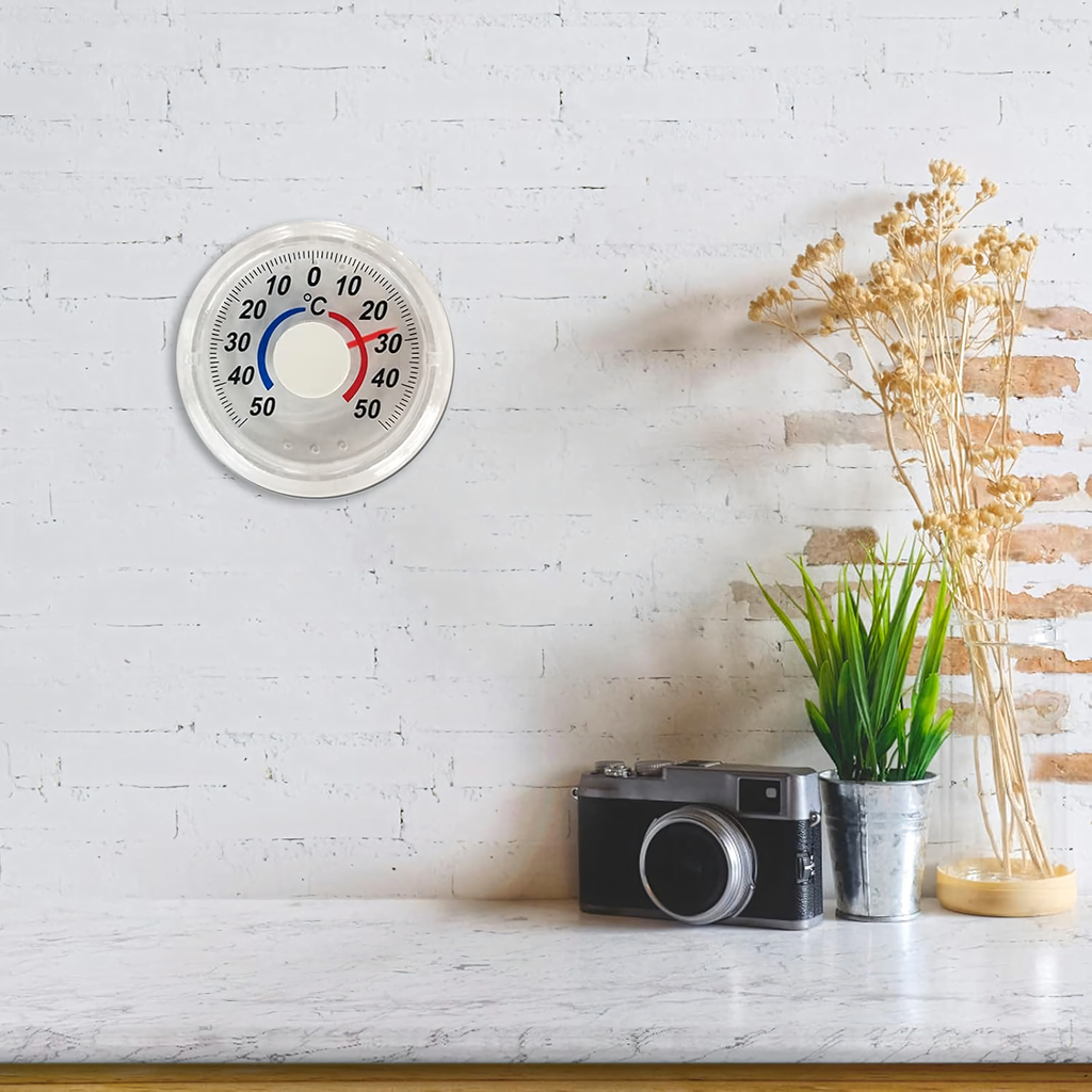 Outdoor Indoor Thermometer for Low Temperatures -50C to 50C Self-Adhesive