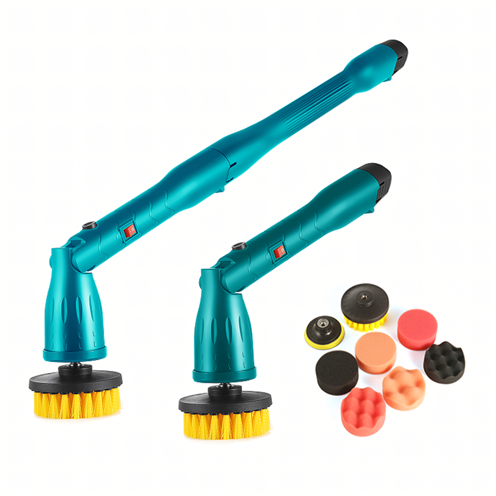240x Elektriline pöörlev puhastushari põrandate, klaasi ja seinte jaoks, laetav