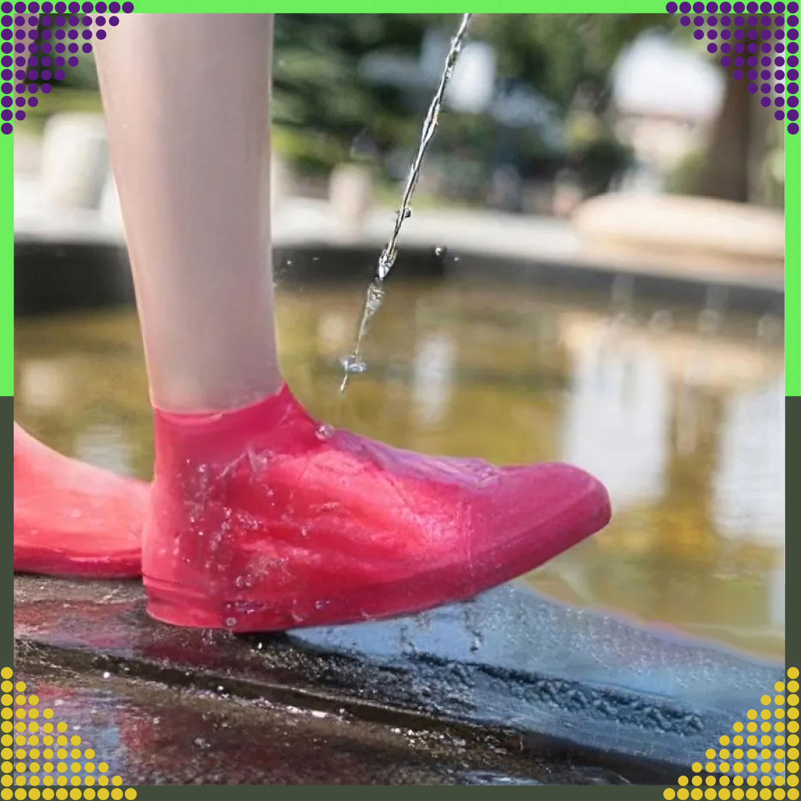 Waterproof Protectors Rain Shoe Covers Anti-Slip Wellington Boots M