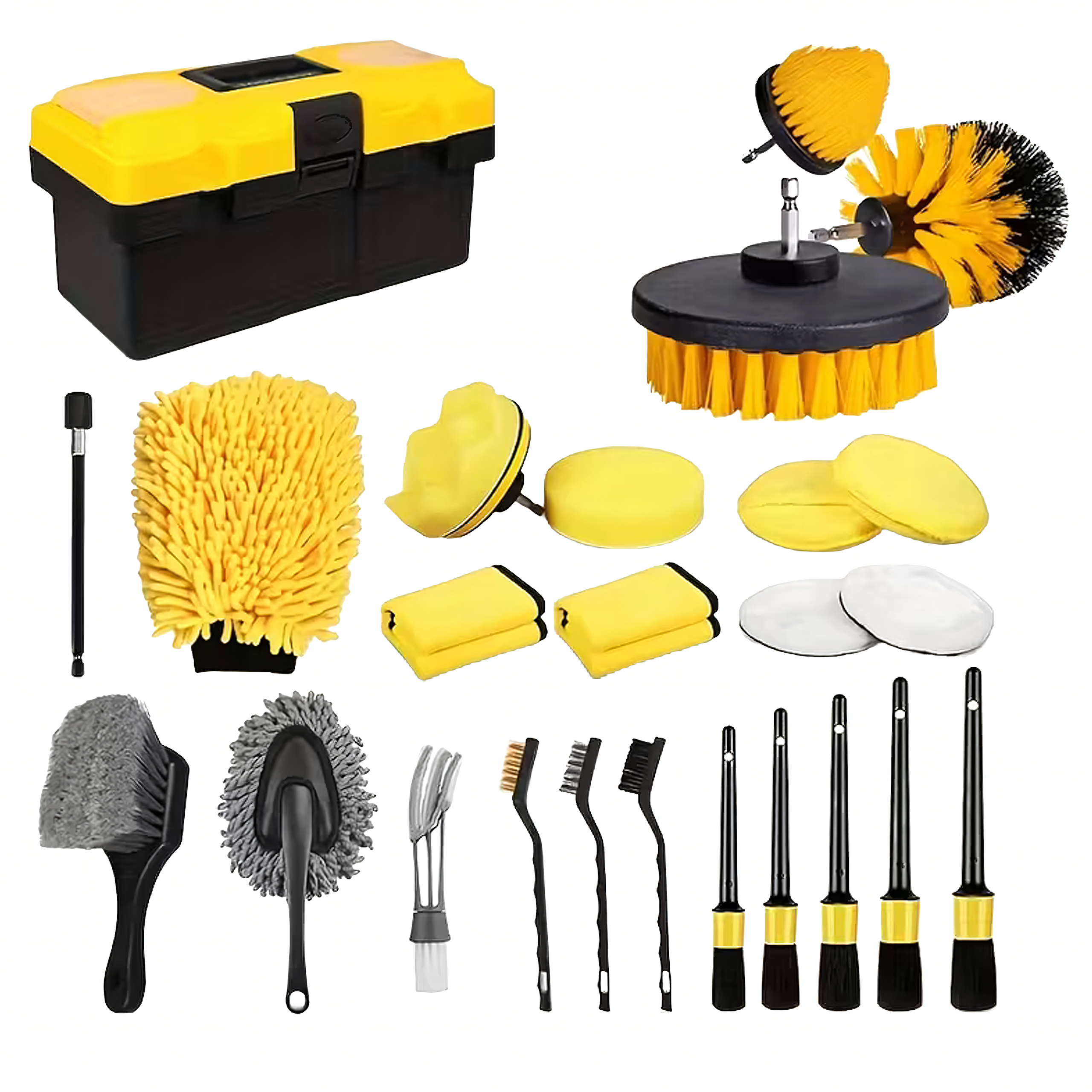 Car Detailing Set for Car Cleaning XXL Box 27-in-1