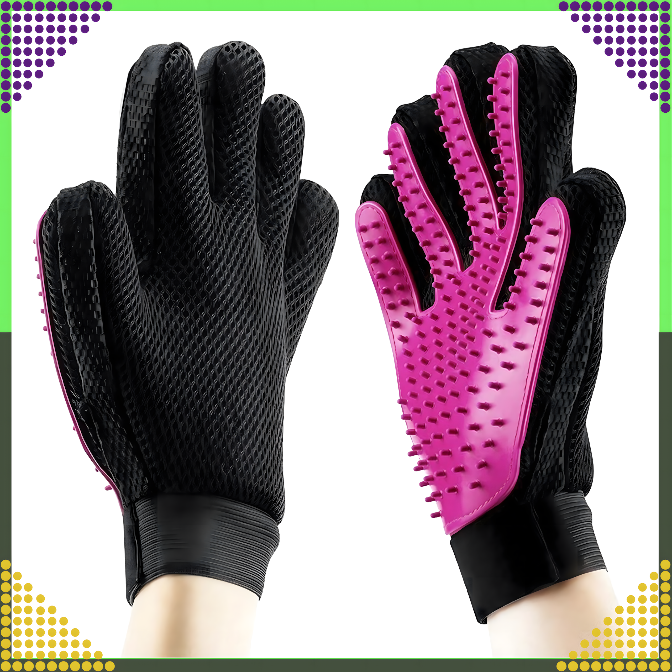 Kindaharj loomade karva harjamiseks, sügamiseks, pesemiseks ja masseerimiseks koertele ja kassidele