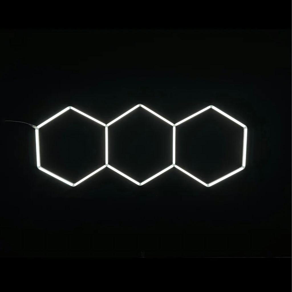 120 tk kuusnurkseid LED-paneelvalgusteid 247 × 98 cm 125 W 6500 K RC-K-2076-15773