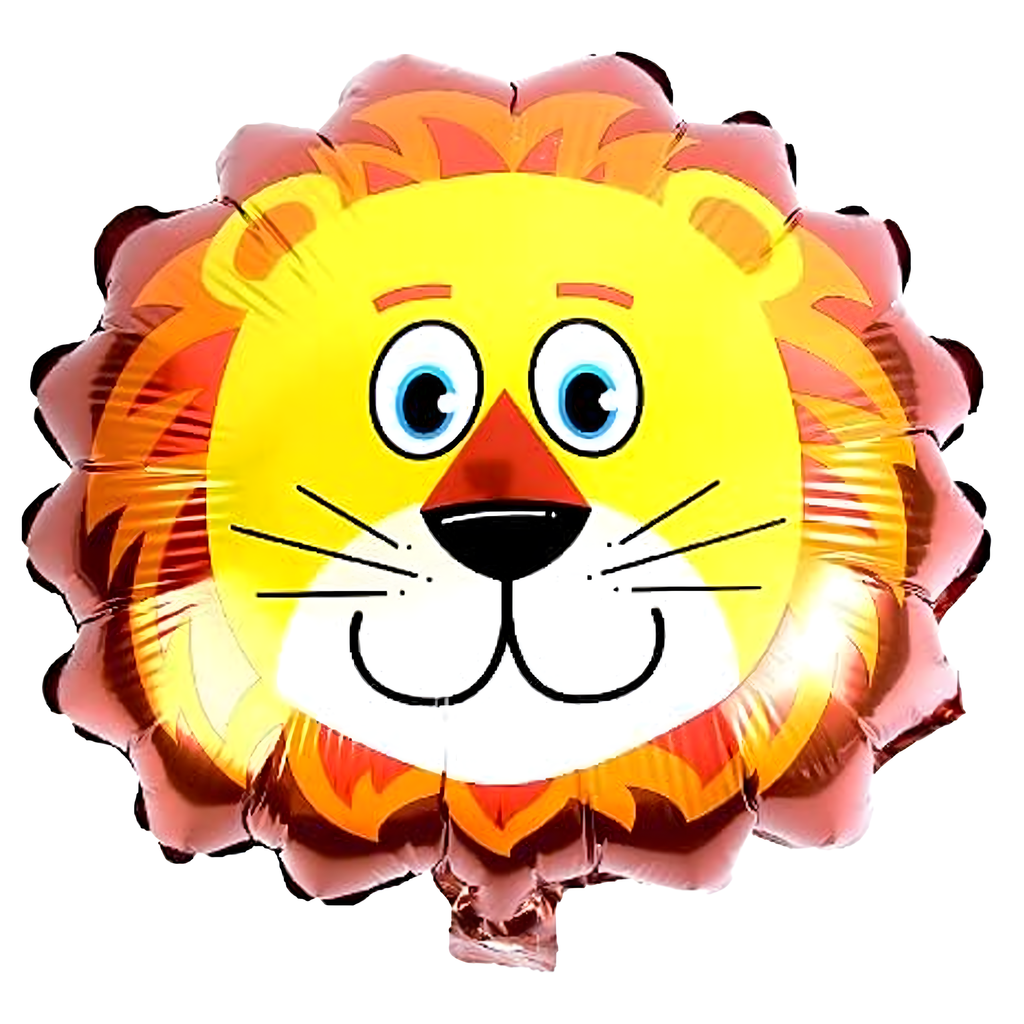 Set of Birthday Balloons Lion Animals for Birthday Party 5 pcs