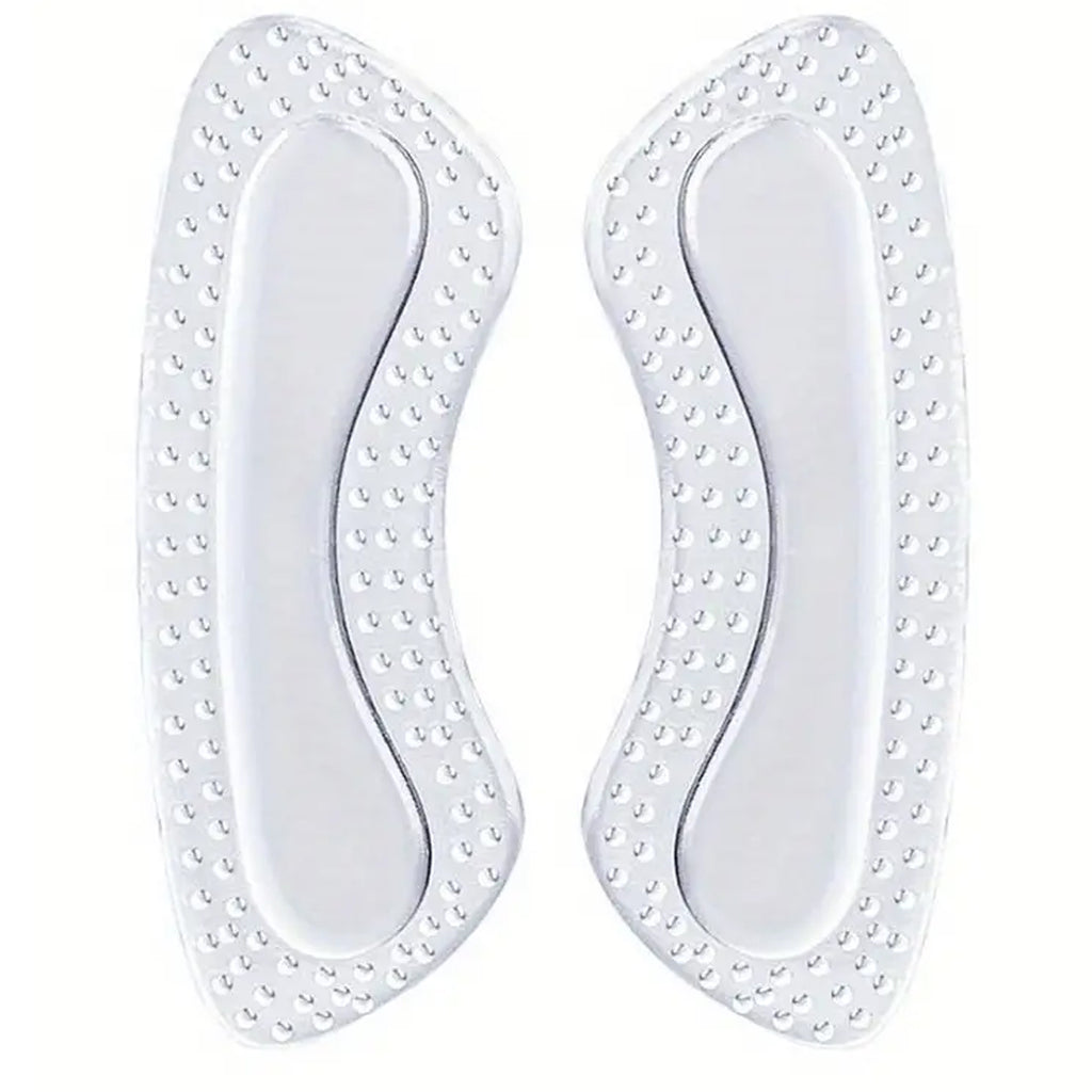 Gel Heel Pads with Massage Studs Adhesive Insoles 2 pcs (1 pair)