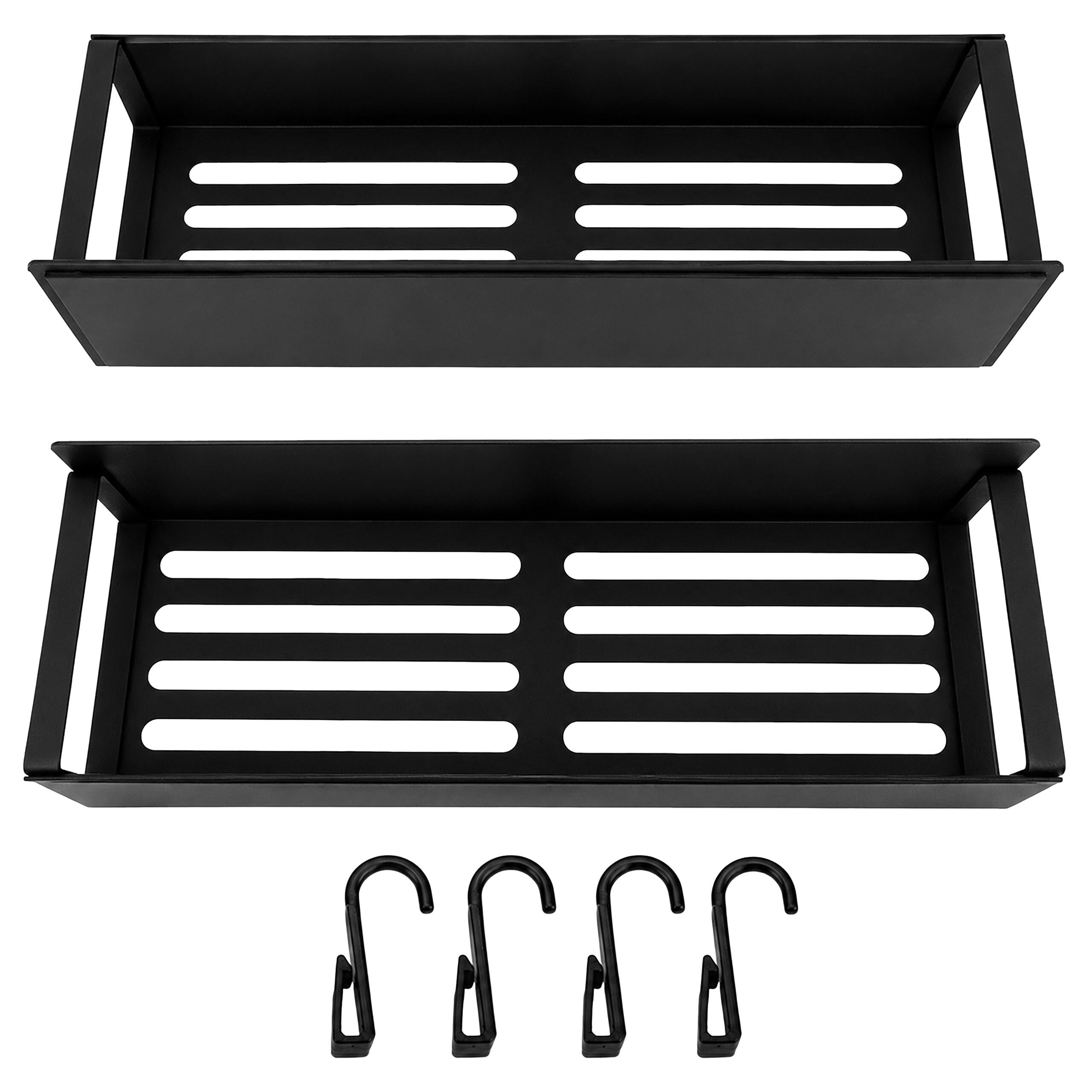 Magnetic Shelf for Refrigerator, Washing Machine, Spices, Hooks Kitchen Organizer 2 pcs