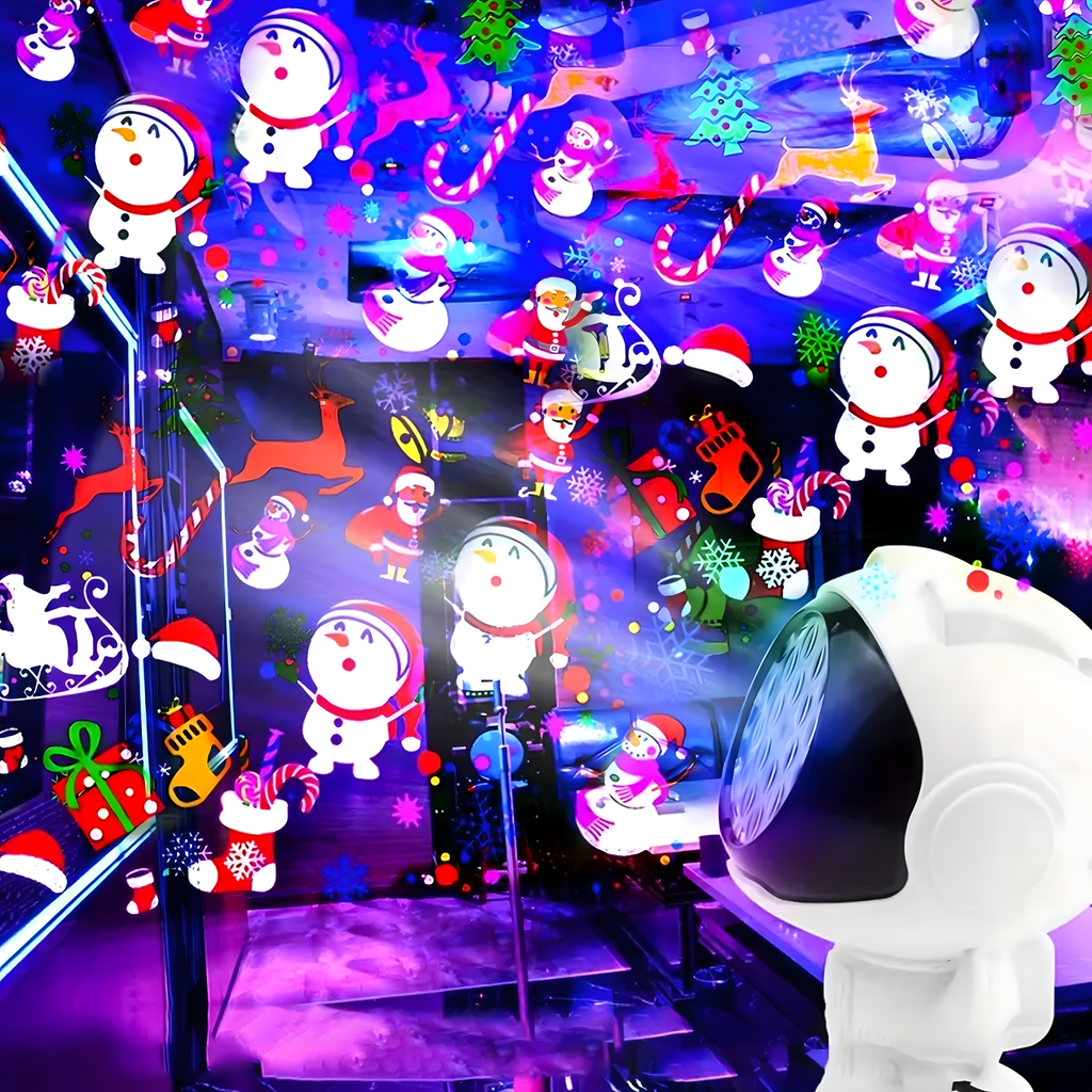 Led Projector Laser Astronaut Cosmonaut Night Light for Children