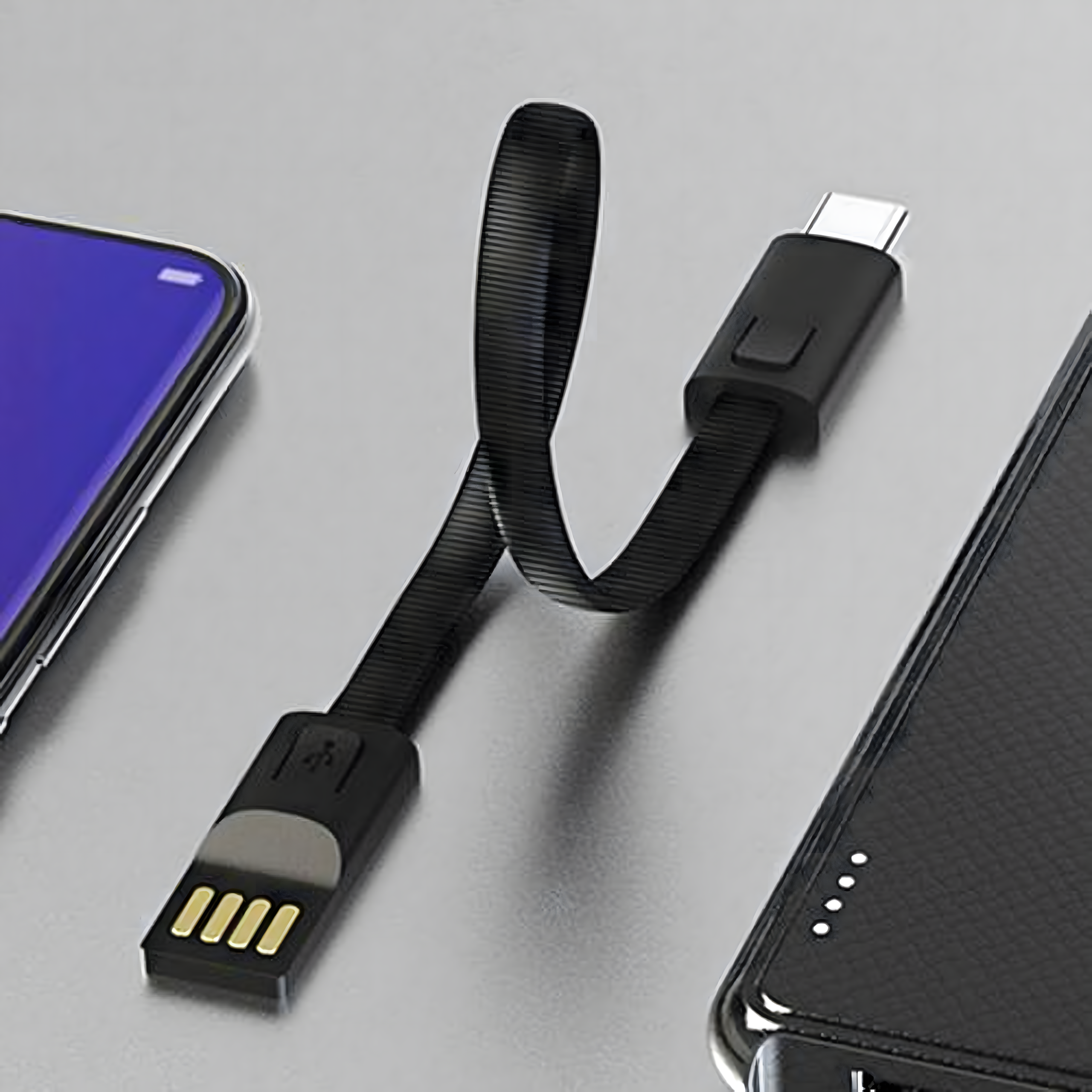 Kaabel Laadija Võtmehoidja Andmepael USB-C – USB-A Kiirlaadimine