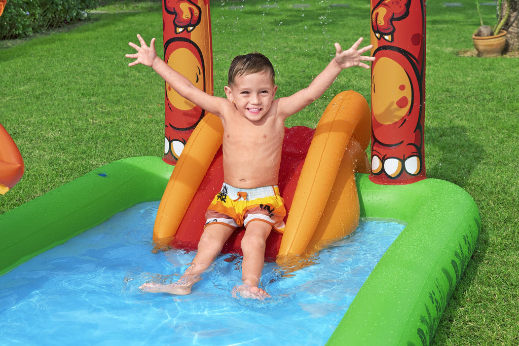 Bestway 53160 Inflatable Jurassic Water Playground 241 x 140 x 137 cm