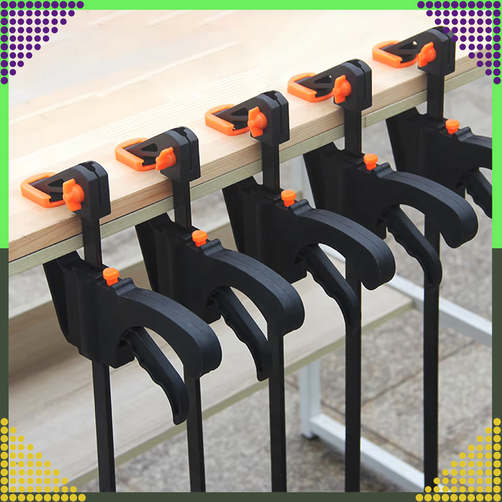 4" Carpenter Clamp One-Handed Strong Model Clamp