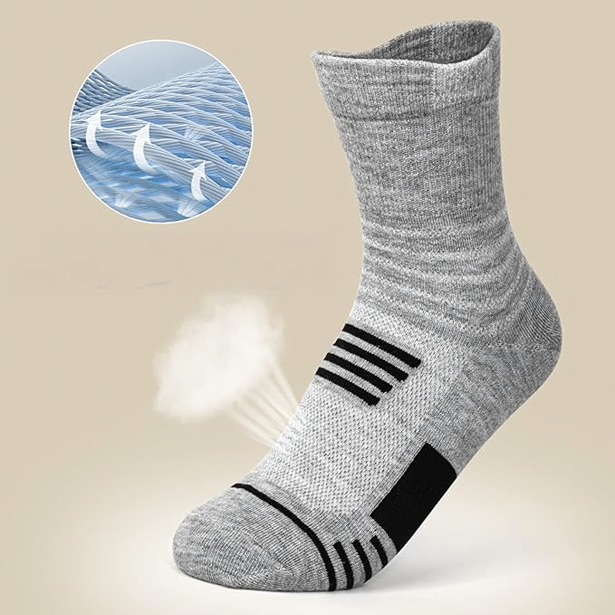 10 x meeste talvised soojad spordisokid, pikad, suurus 40-43