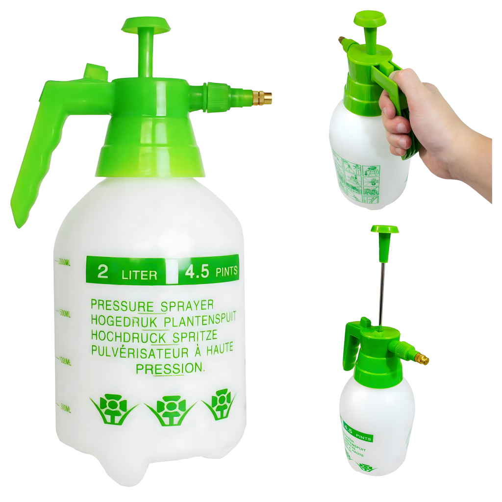 Manual Pressure Sprayer for Garden Home 2L Green