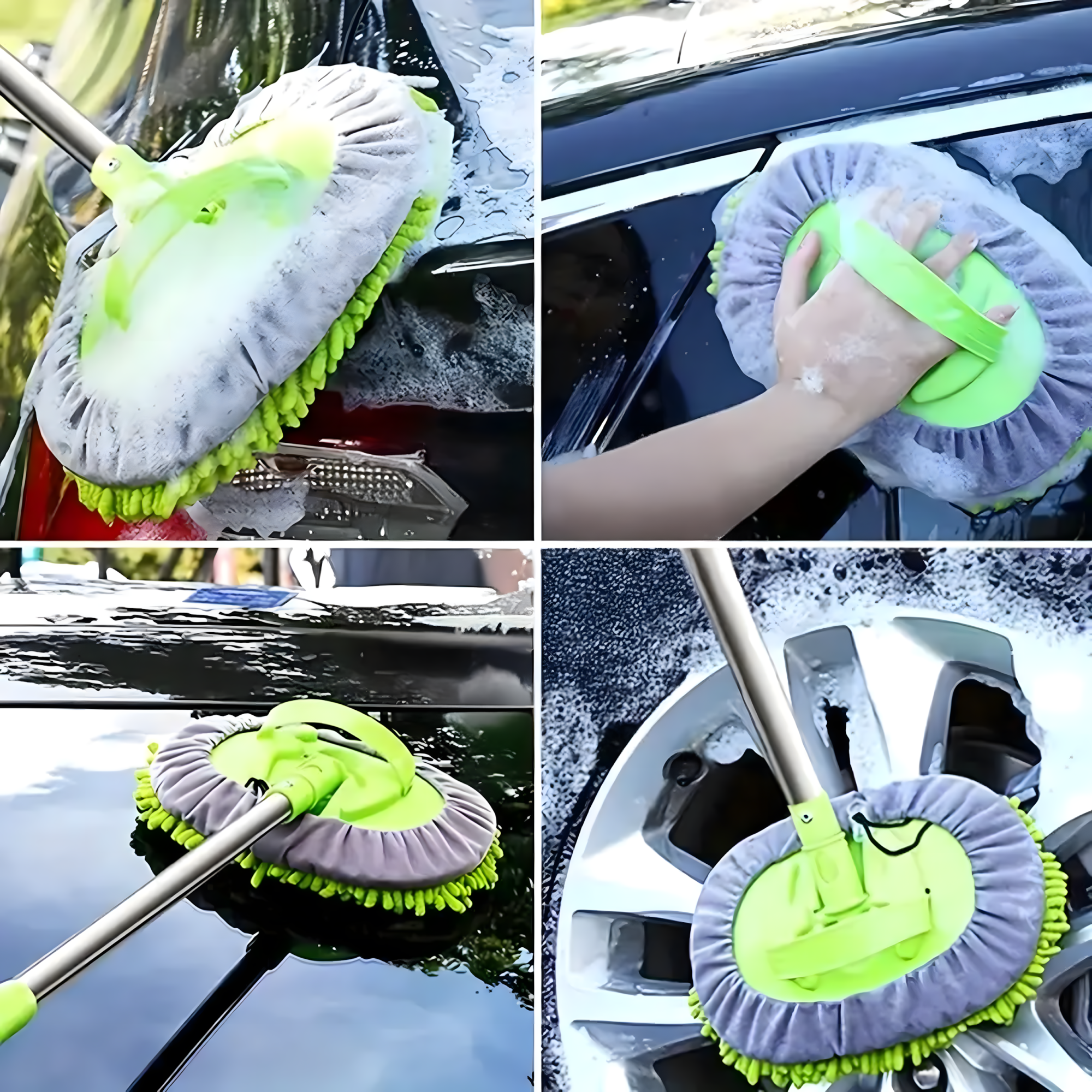 Teleskoopvarrega mophari akende, autokatuste ja klaaspindade puhastamiseks RC-K-1710