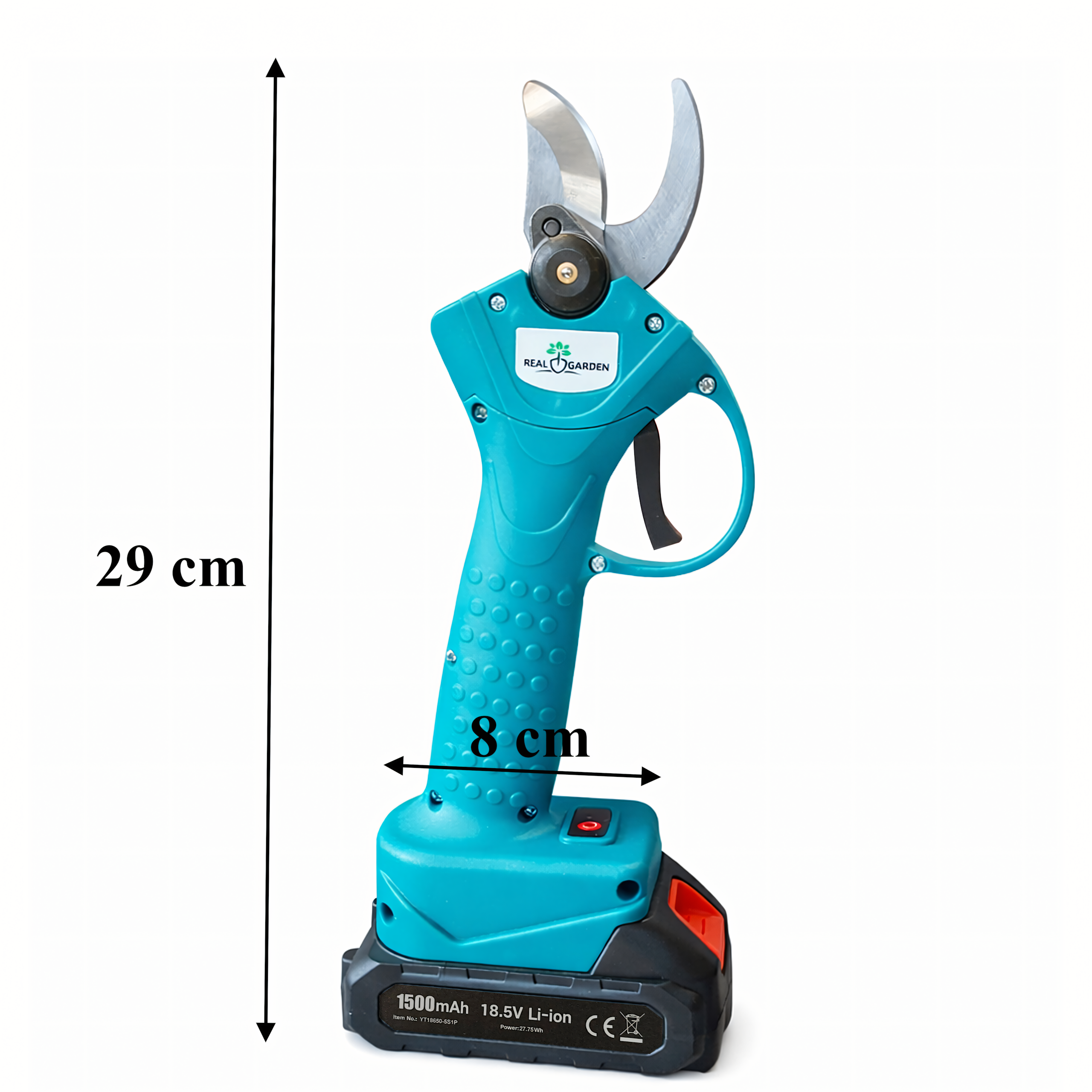 Juhtmeta elektrilised aiakäärid 2 akuga 2x
