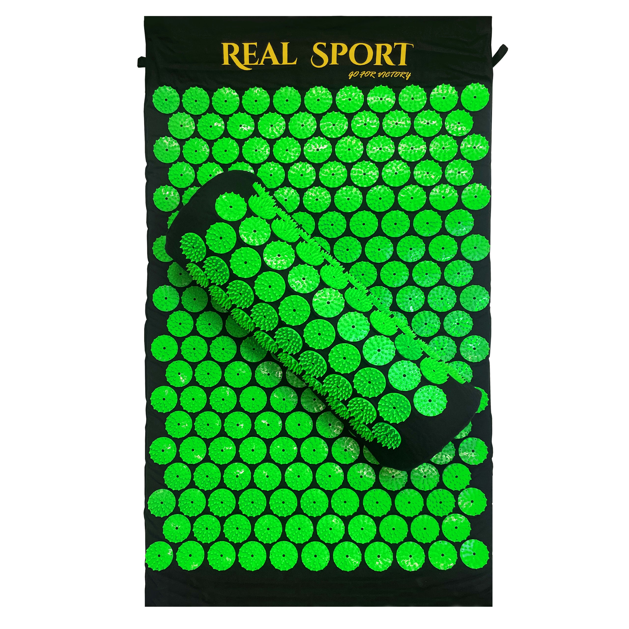 Tervise akupressuuri matt Spics vereringet stimuleeriva massaažipadja ja massaažipadjaga