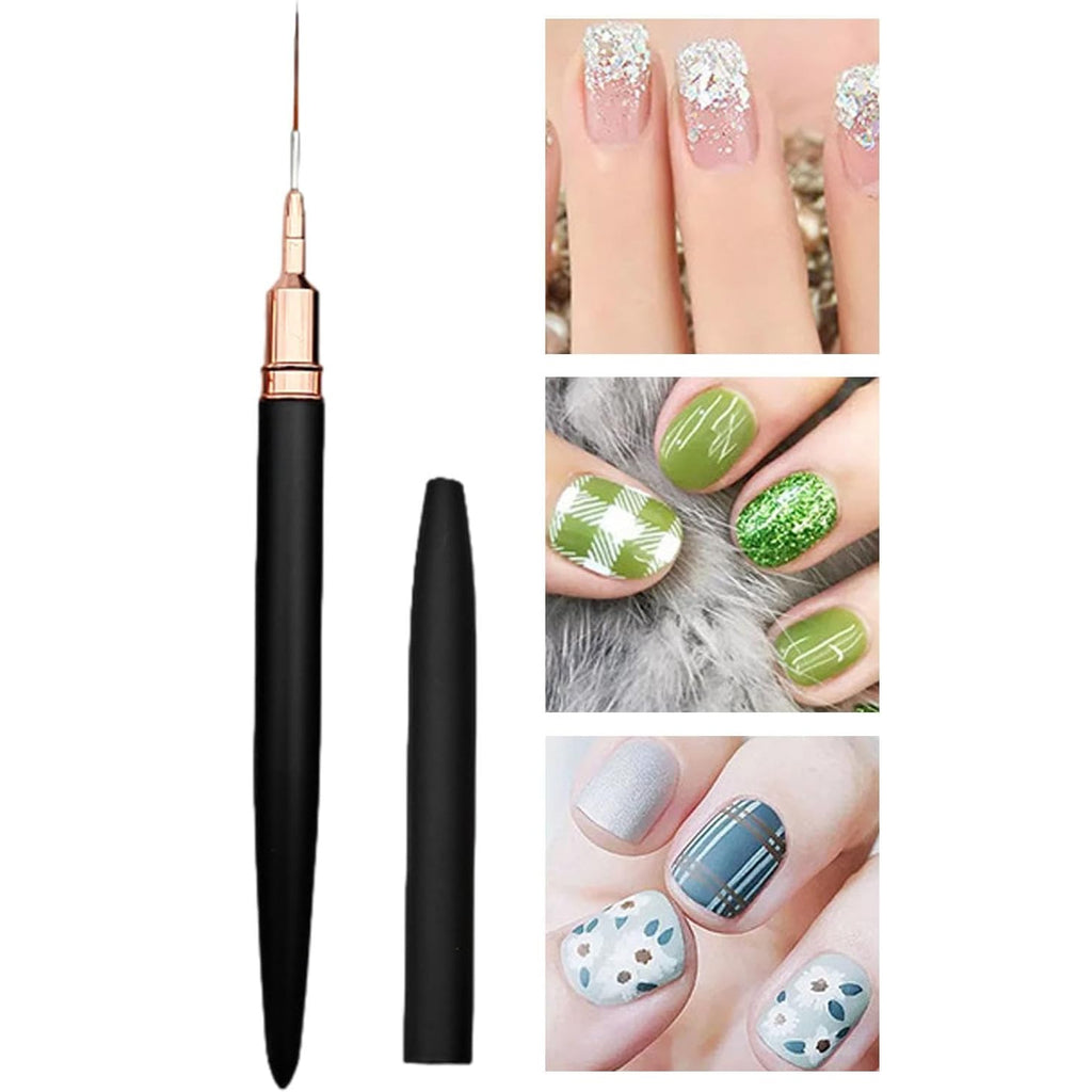 Küünte kaunistamise pintslite komplekt maniküüri mustrite ja hübriidgeeli jaoks