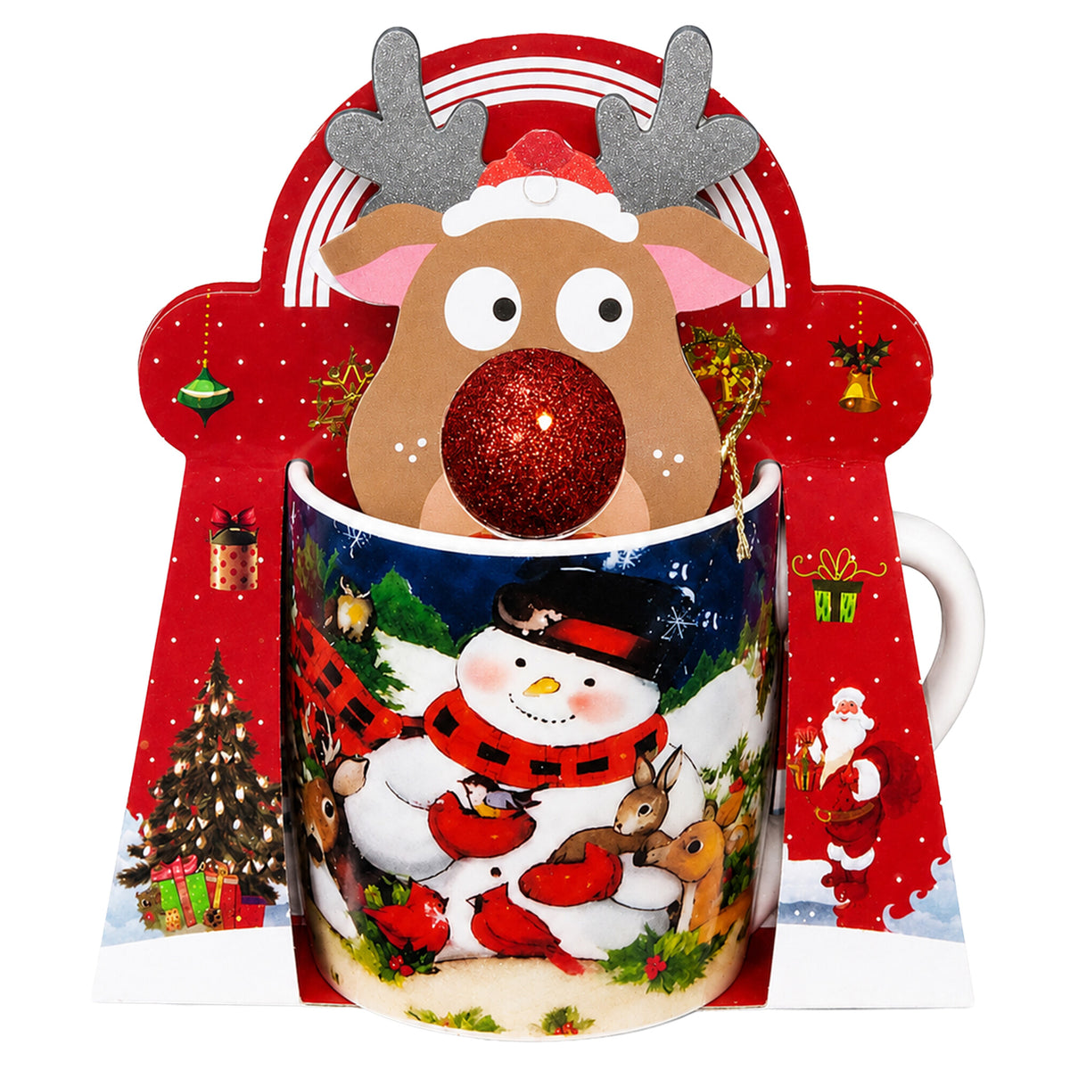 Christmas Mug Santa Snowman Christmas Tree Gift 200 ml