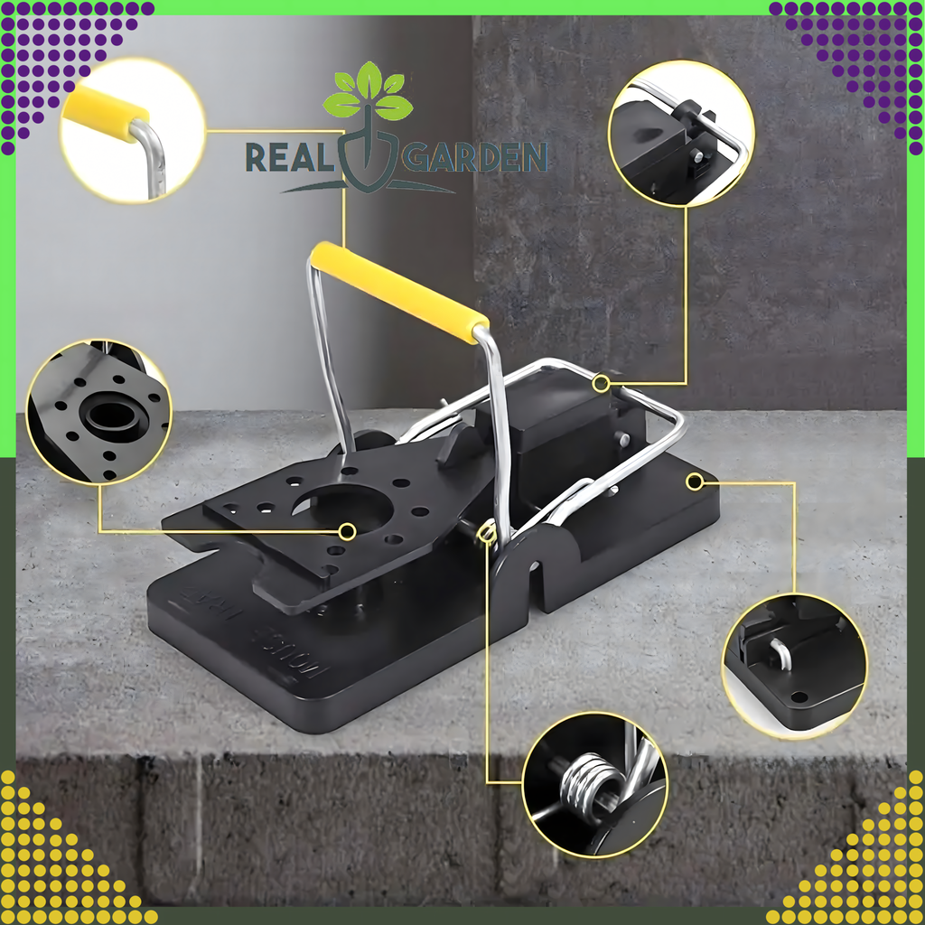 4x Rotilõks Hiirelõks närilistele, hiirtele, giljotiini tüüpi