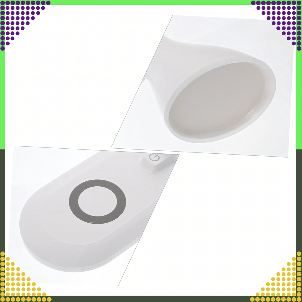 LED laualamp QI induktiivlaadija ja USB-ga