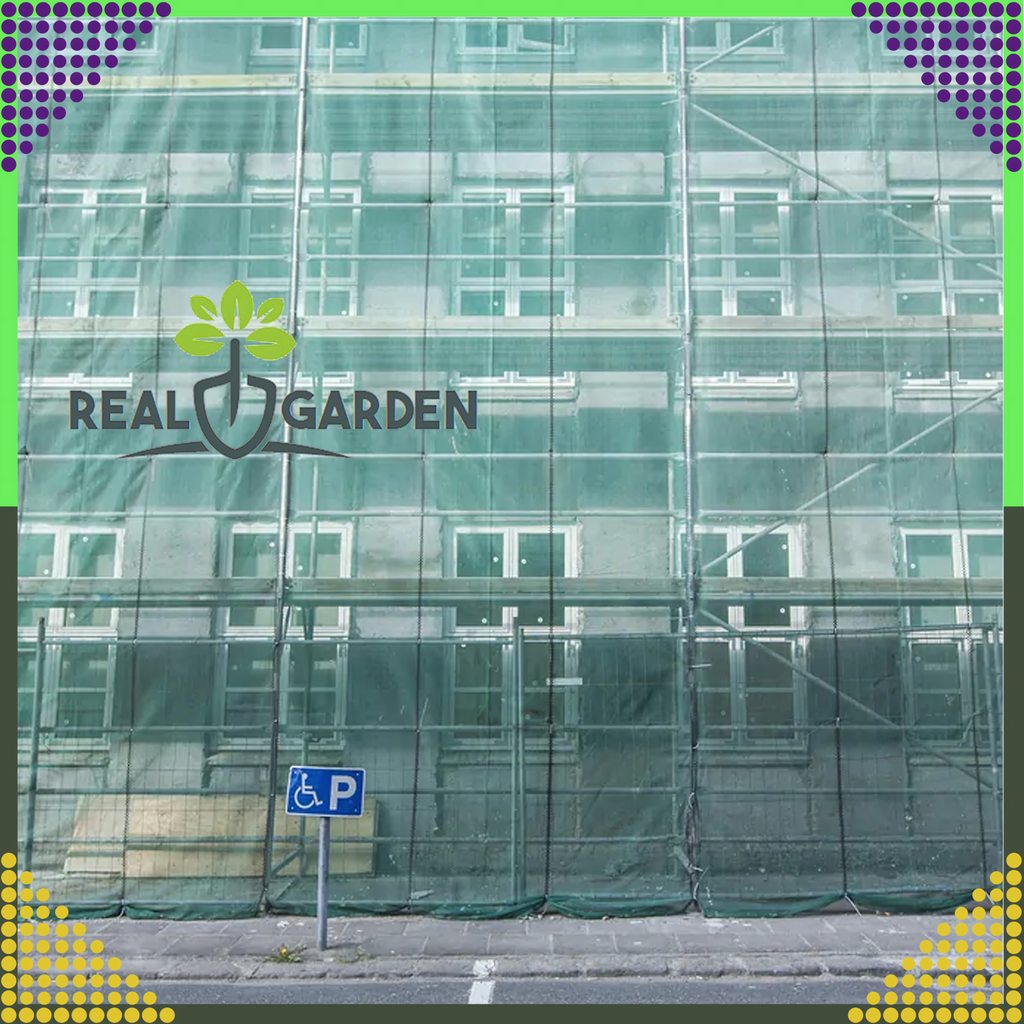 Green Protective Scaffold Netting 2.57x10m 60g