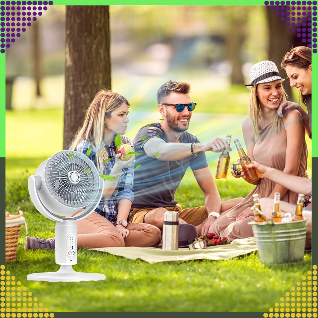 Juhtmevaba põrandaventilaator, terrassile, põrandale, kontorisse, kaugjuhtimispuldiga