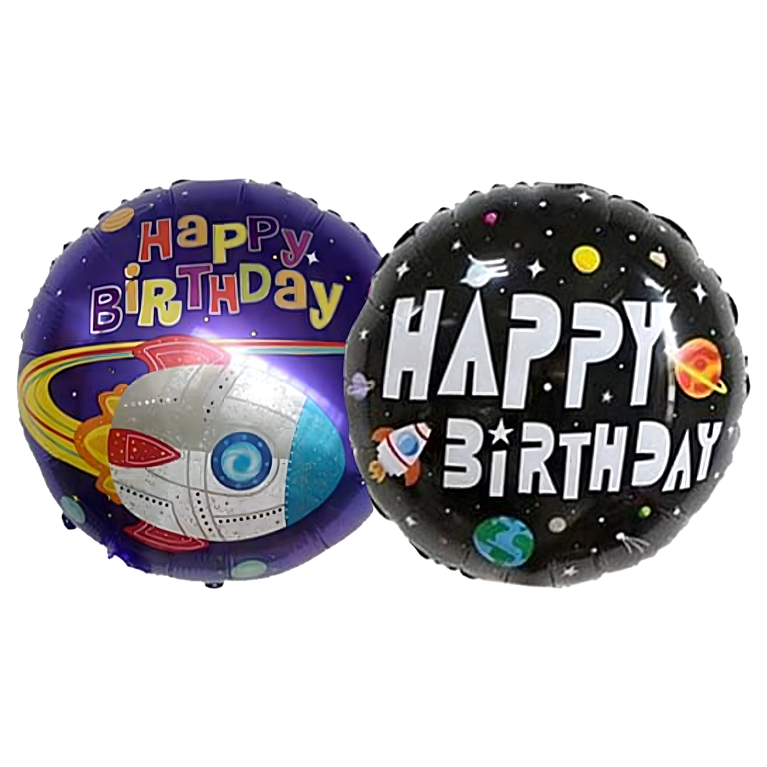 Fooliumõhupallide komplekt sünnipäevaks, kosmose rakett, 5 tk