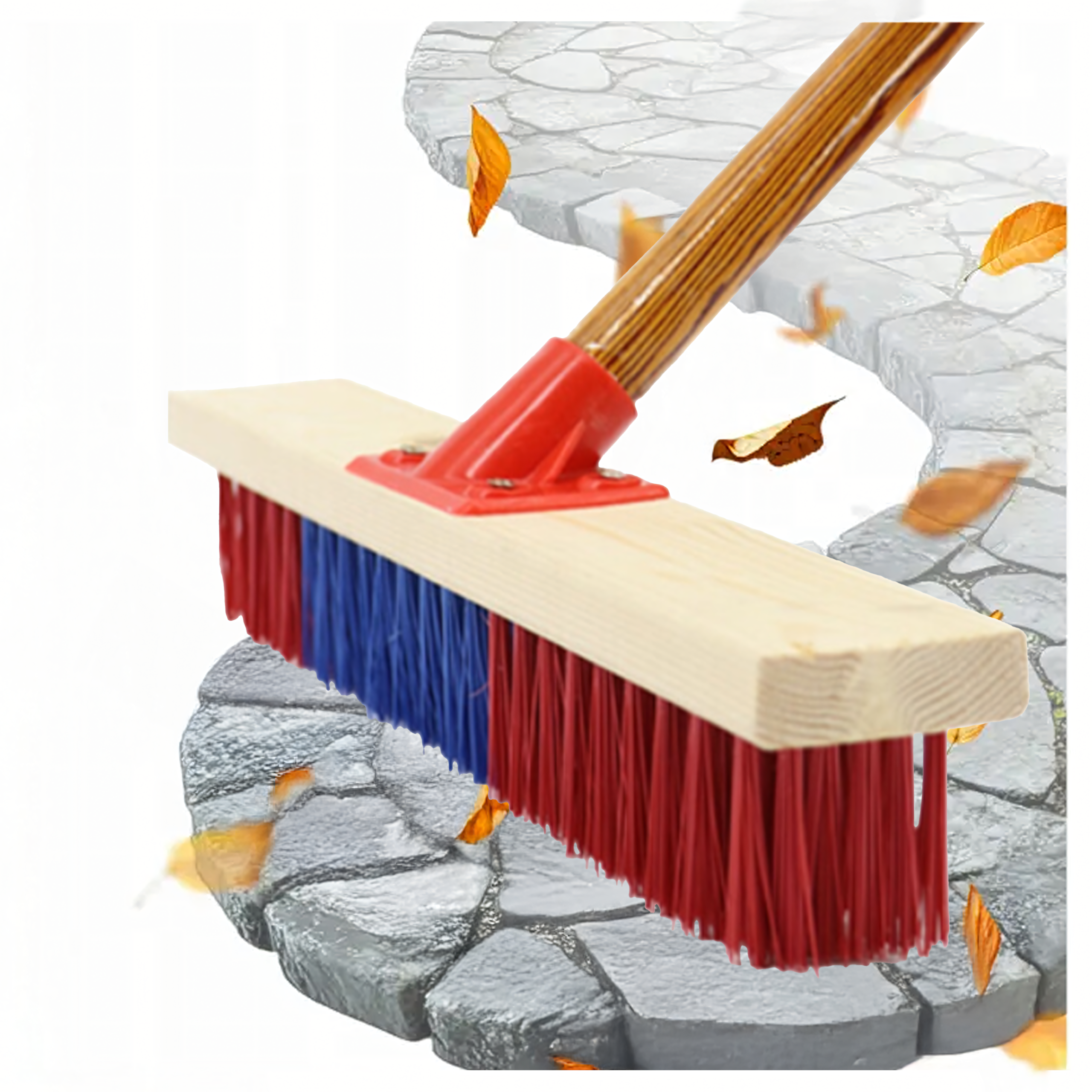 Household Brush Sweeper Broom Street Brush Sweeper 40 cm Strong Bristles