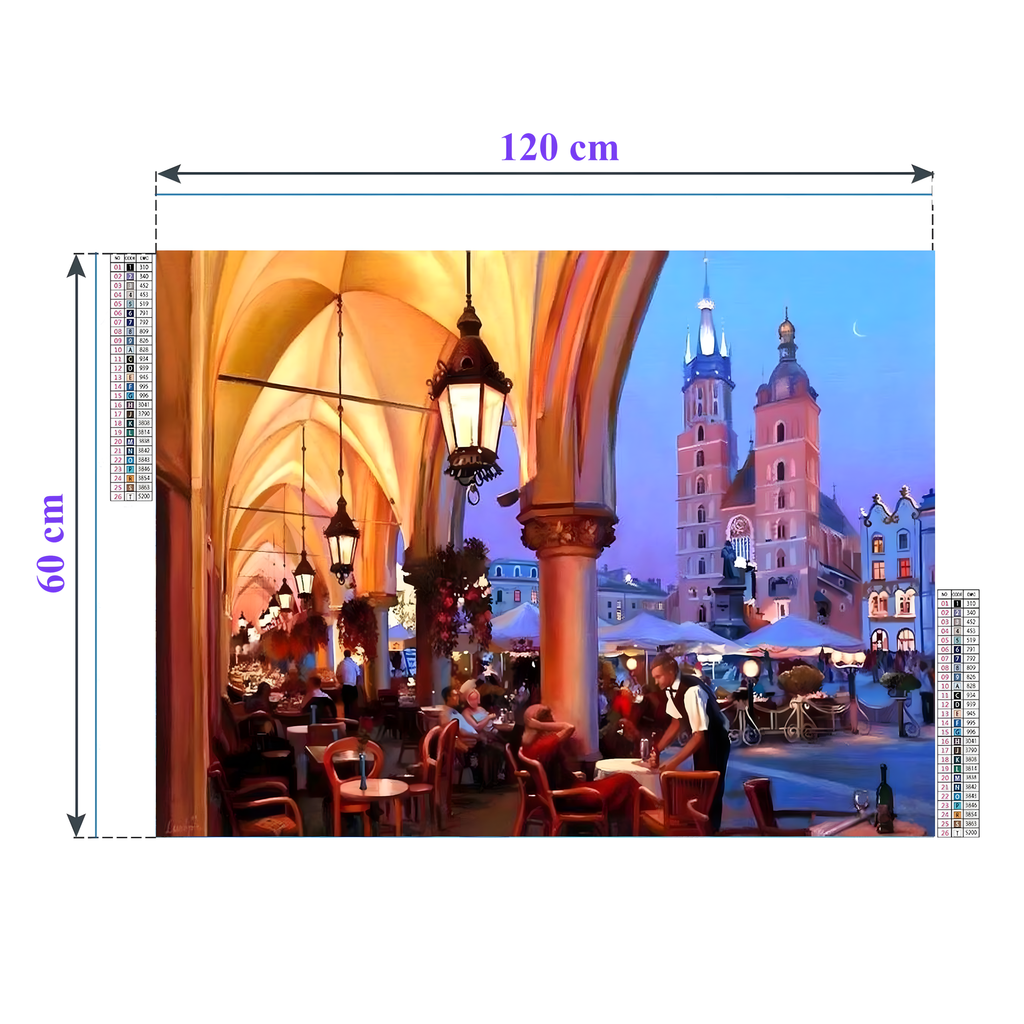 SUUR TEEMANTTIKAND 120x60 Teemantmaal Mosaiik XXL KOMPLEKT