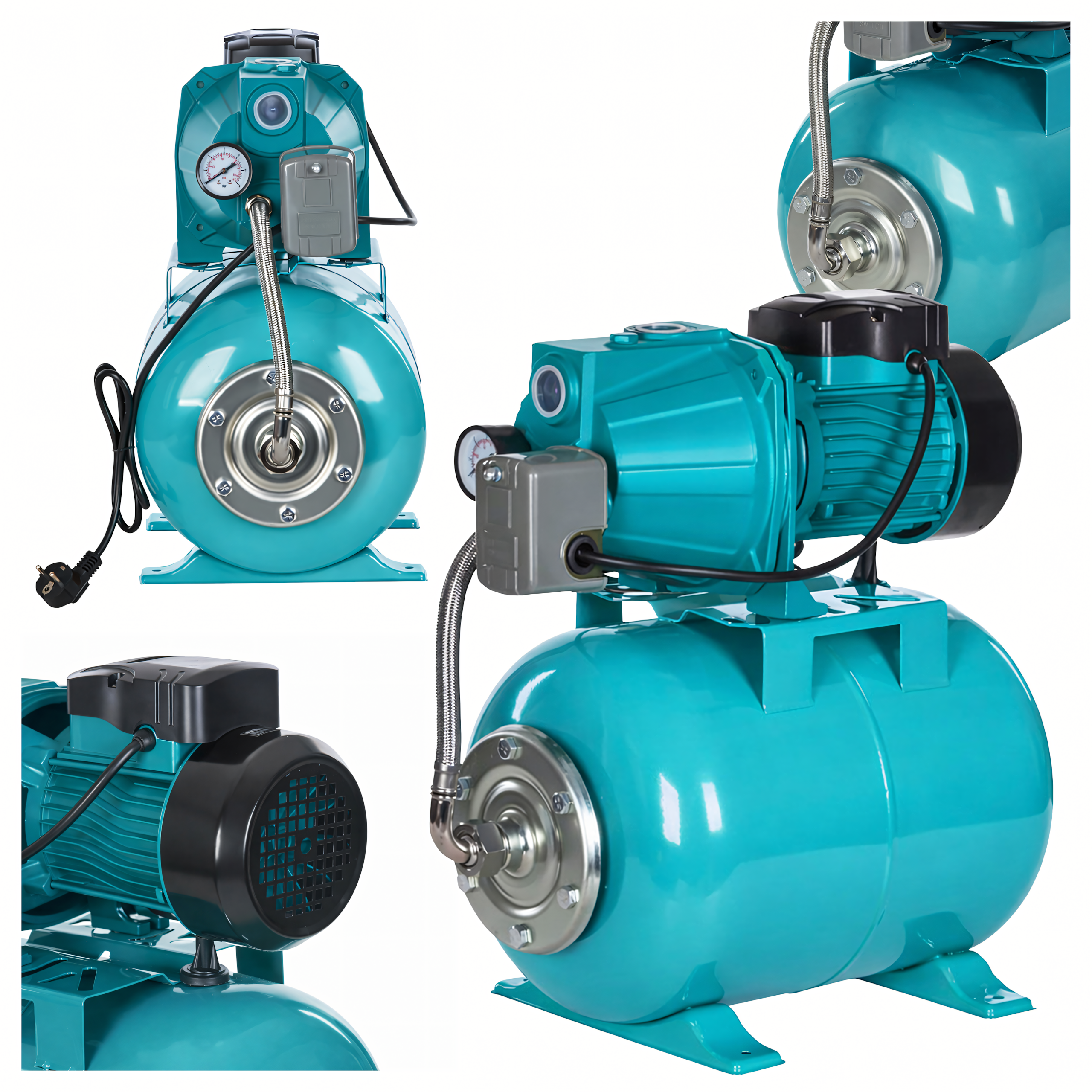 Hydrofor Water Pump Set with 50L Tank 750W