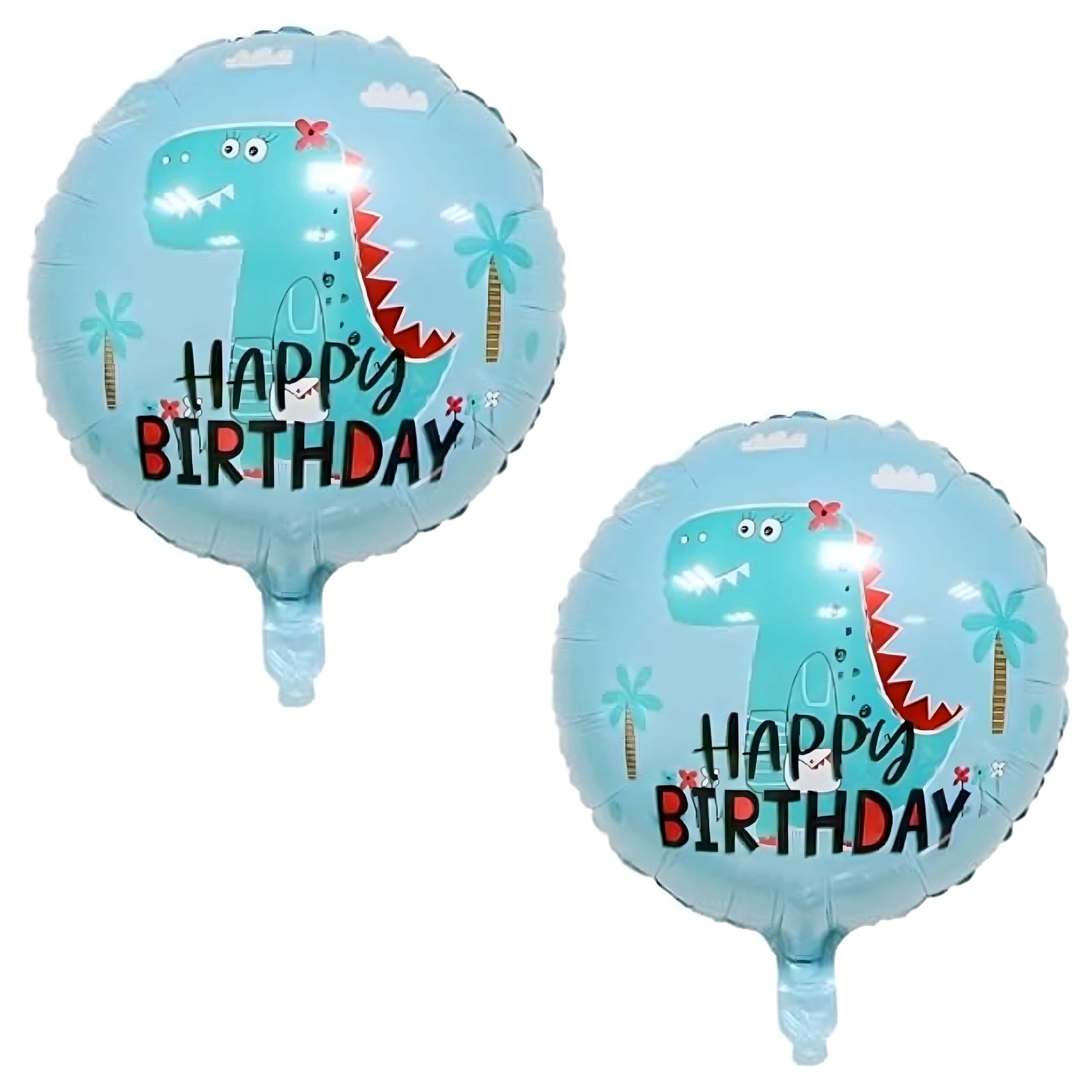 Dinosauruste sünnipäevalõhupallide komplekt sünnipäevadeks ja sünnipäevapidudeks 5 tk