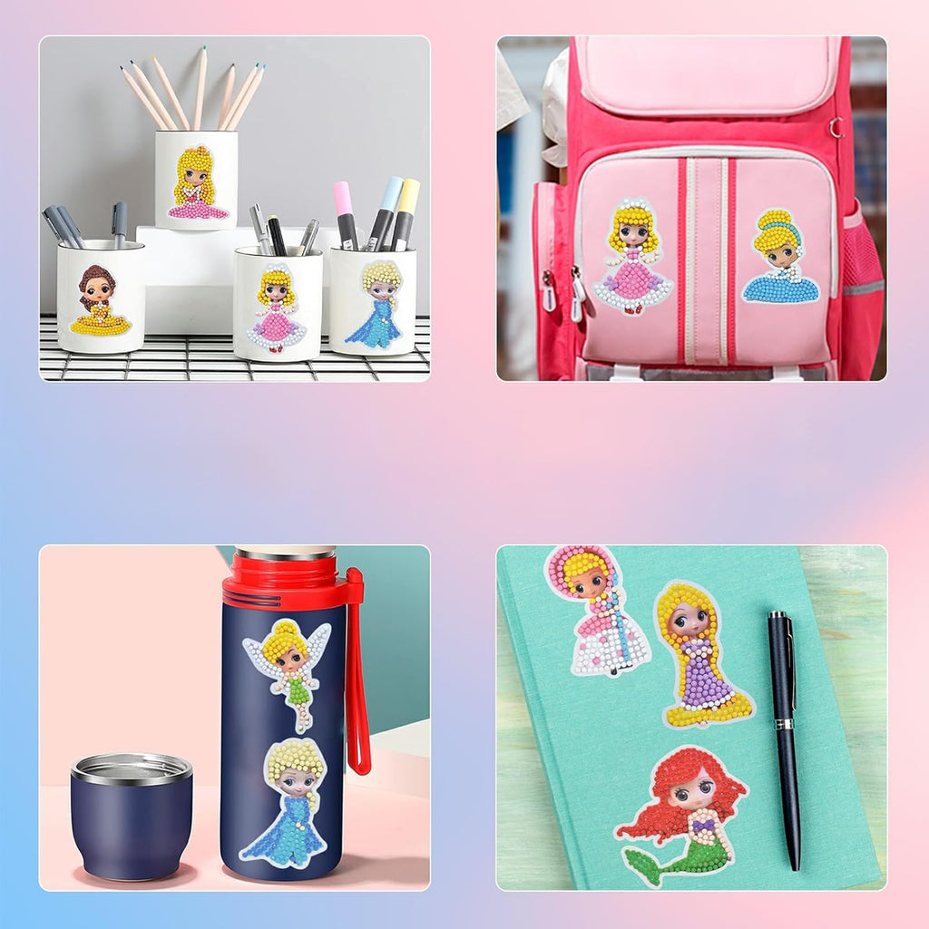 Teemanttikand, teemantkleebised, 5D mosaiikpulgad lastele, komplekt